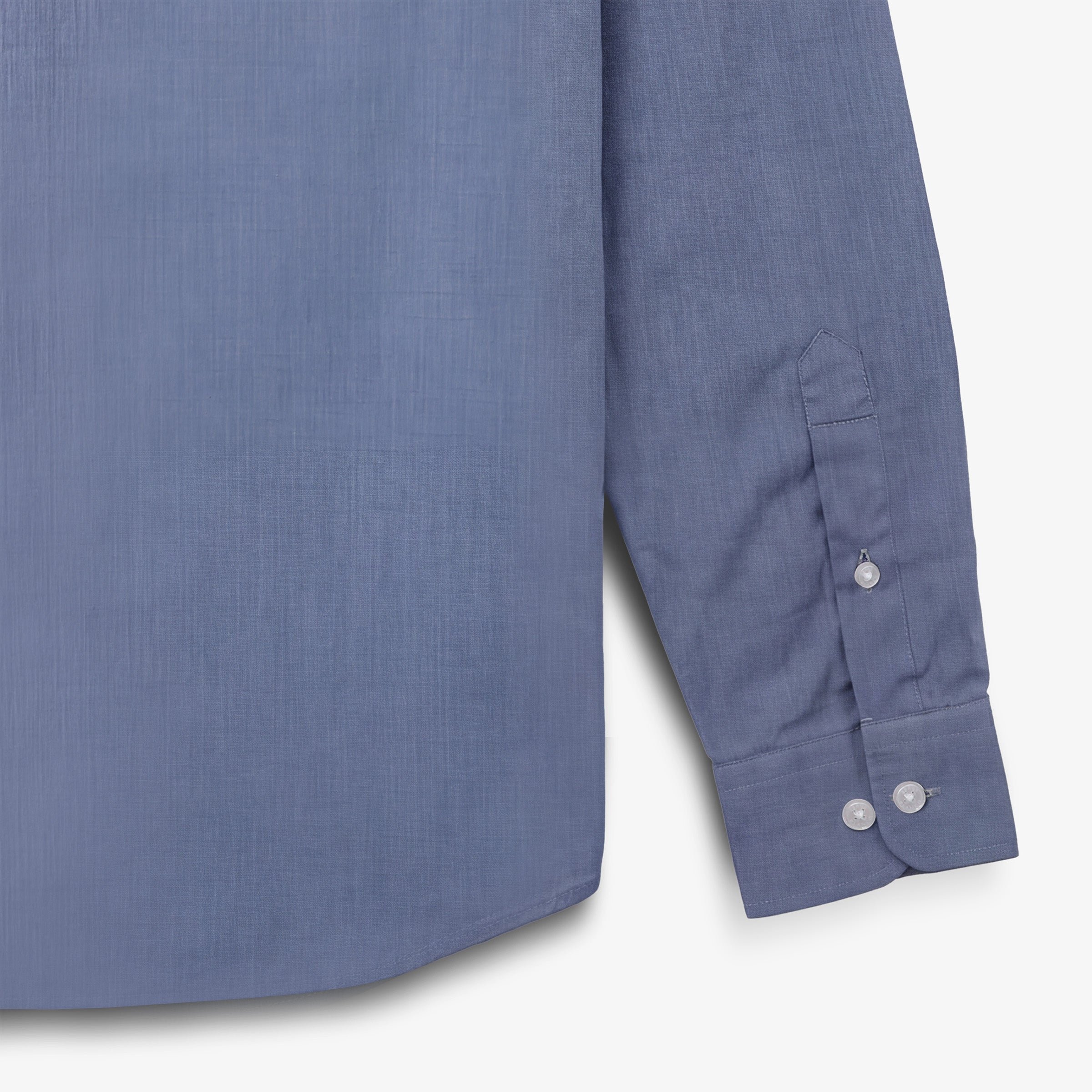 Chemise manches longues en coton bleue avec poche poitrine SERGE BLANCO Bleu