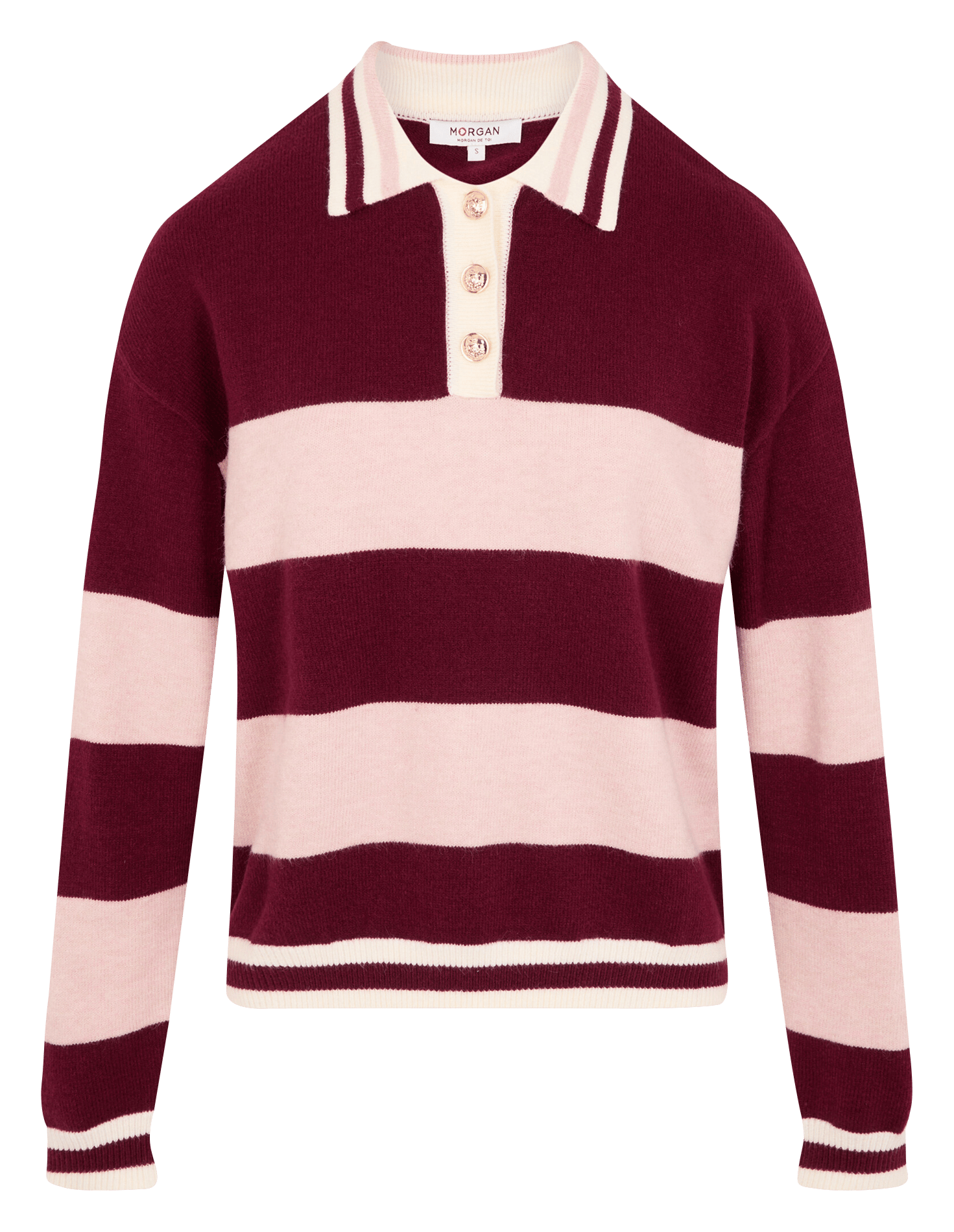Long-sleeve sweater MORGAN Red