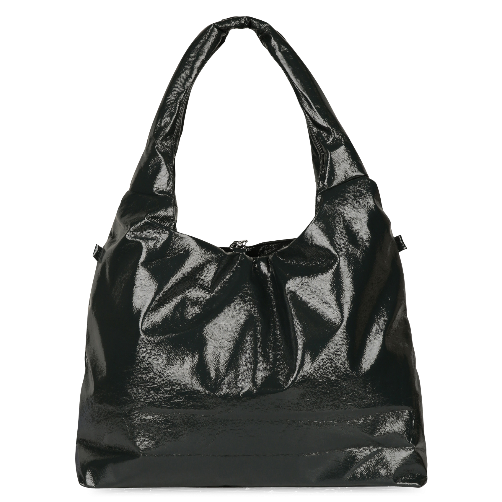 Patent leather shoulder bag BELLEROSE Green