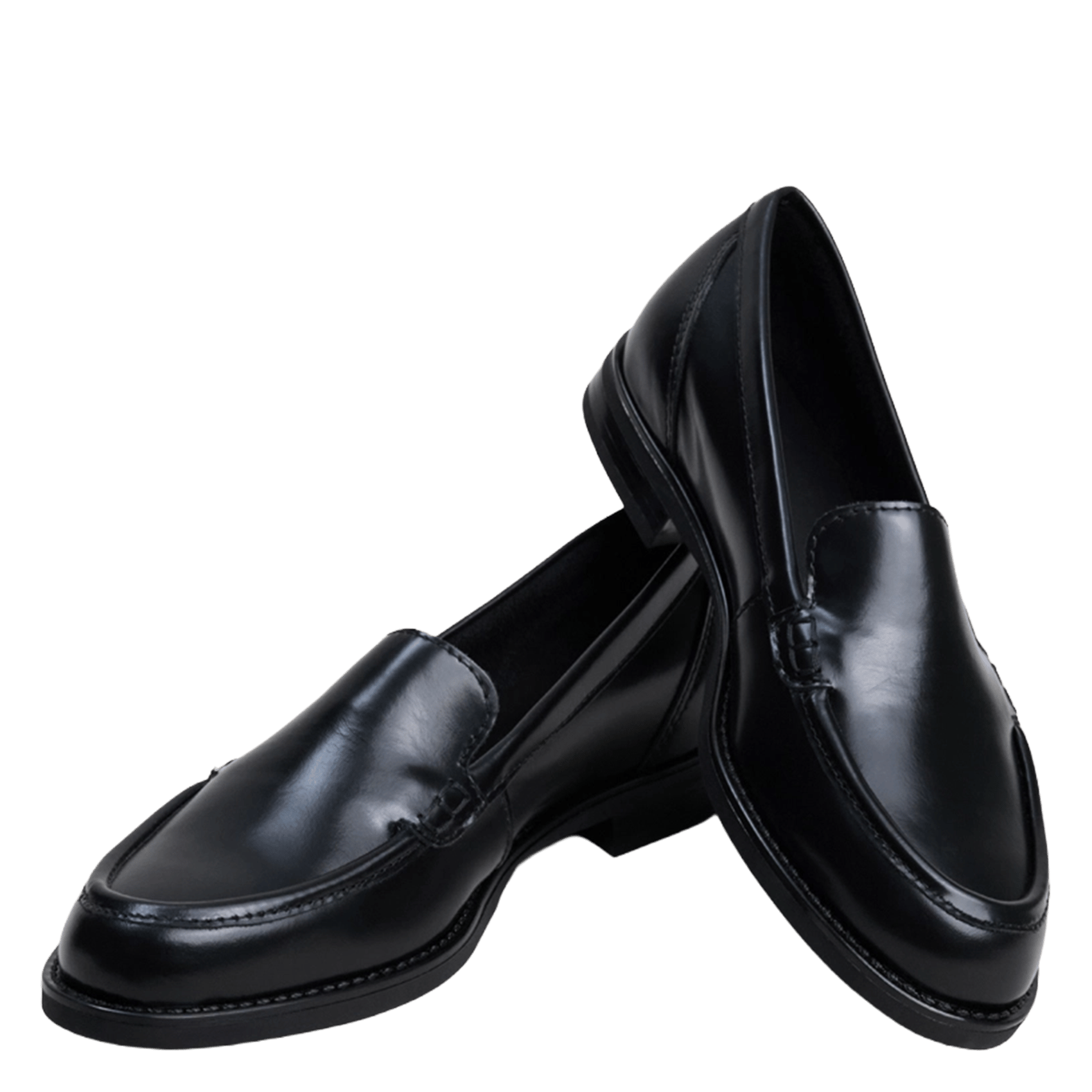 Leather loafers JONAK Black