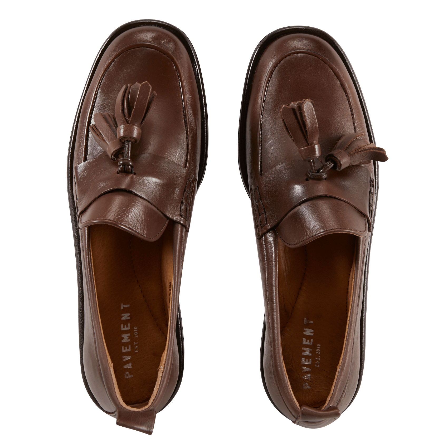 Leren mocassins PAVEMENT Bruin
