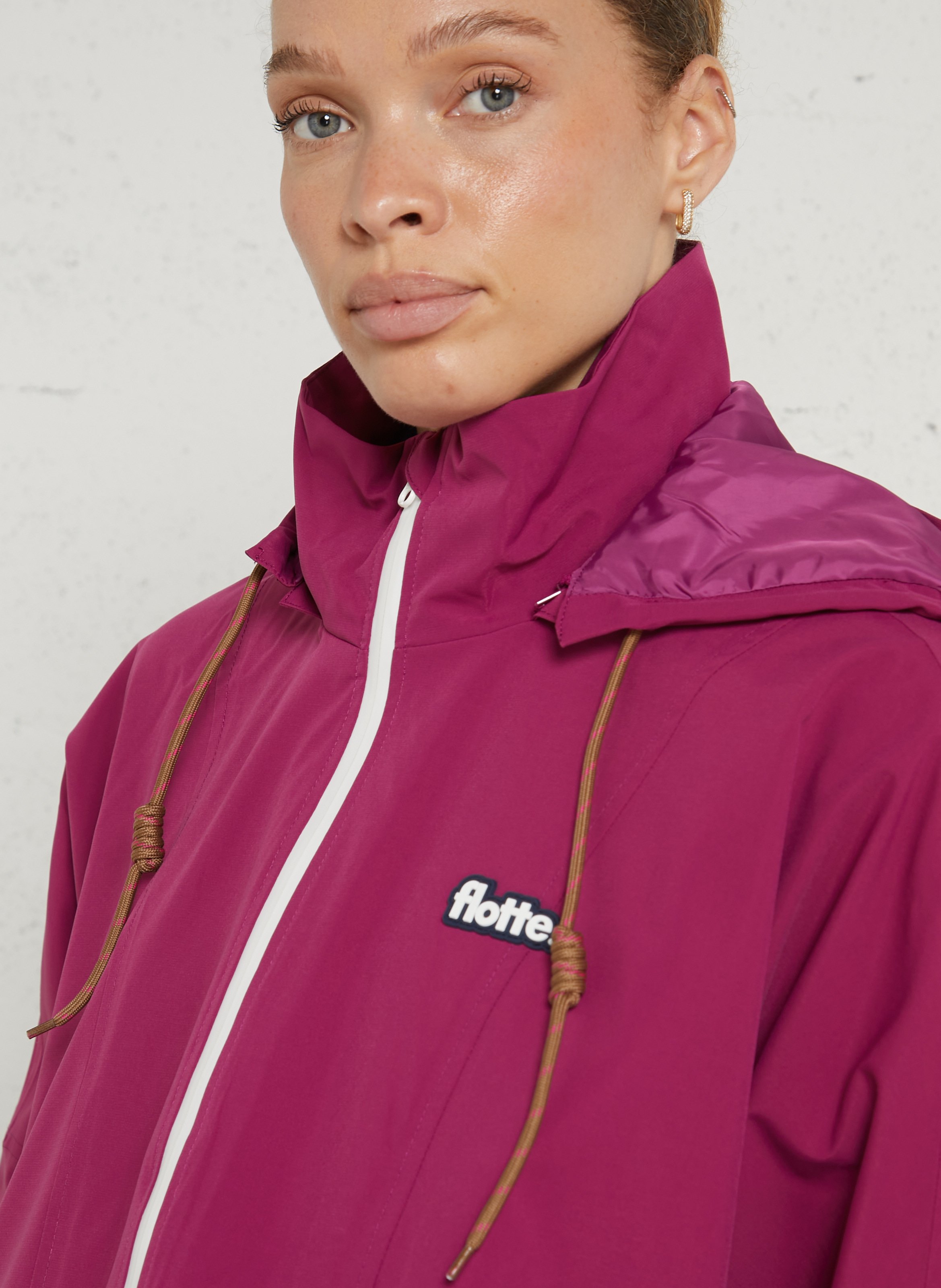 Regenjacke mit Stehkragen FLOTTE Rot