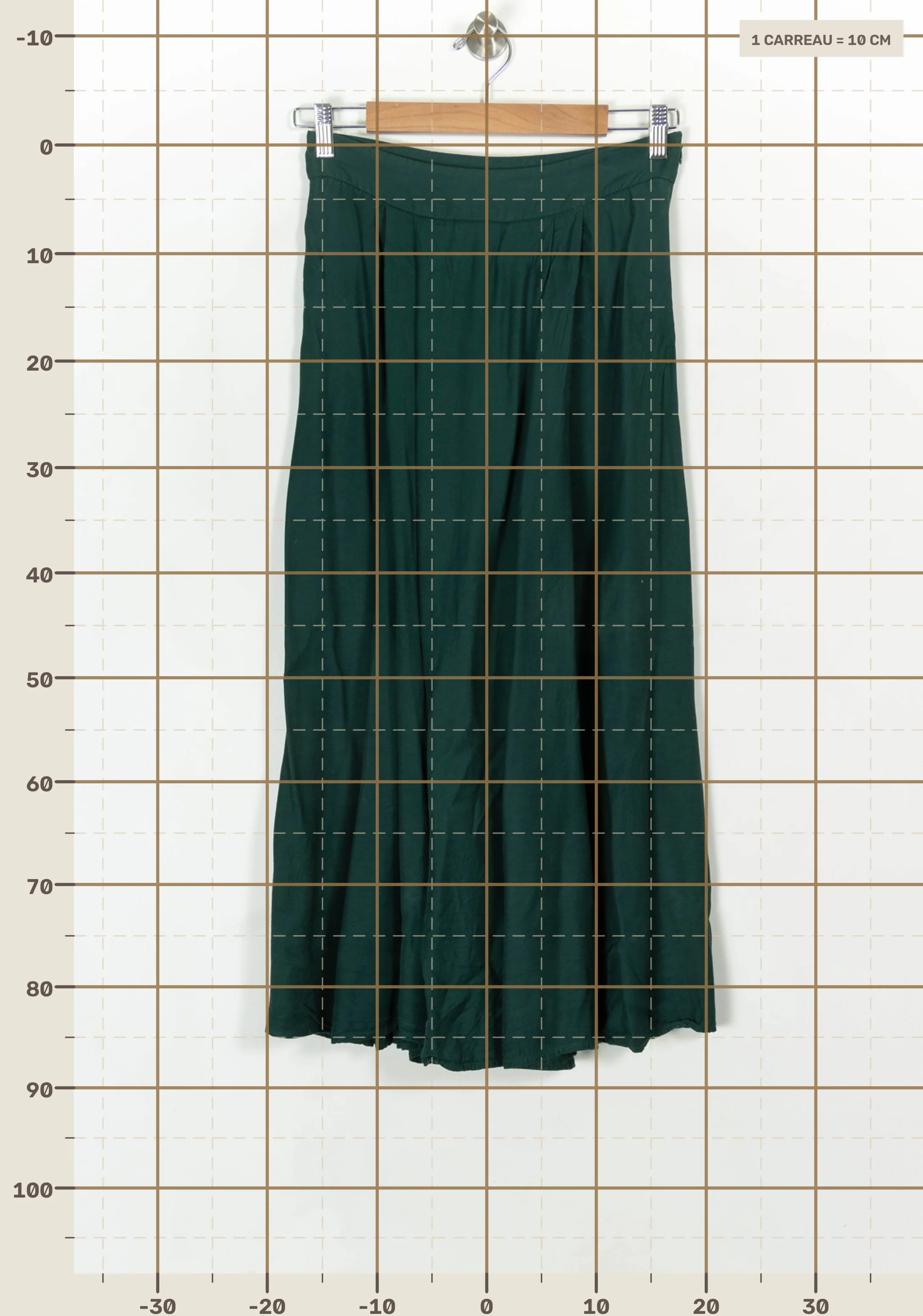 Short & midi skirt MODETROTTER - Seconde Main Green