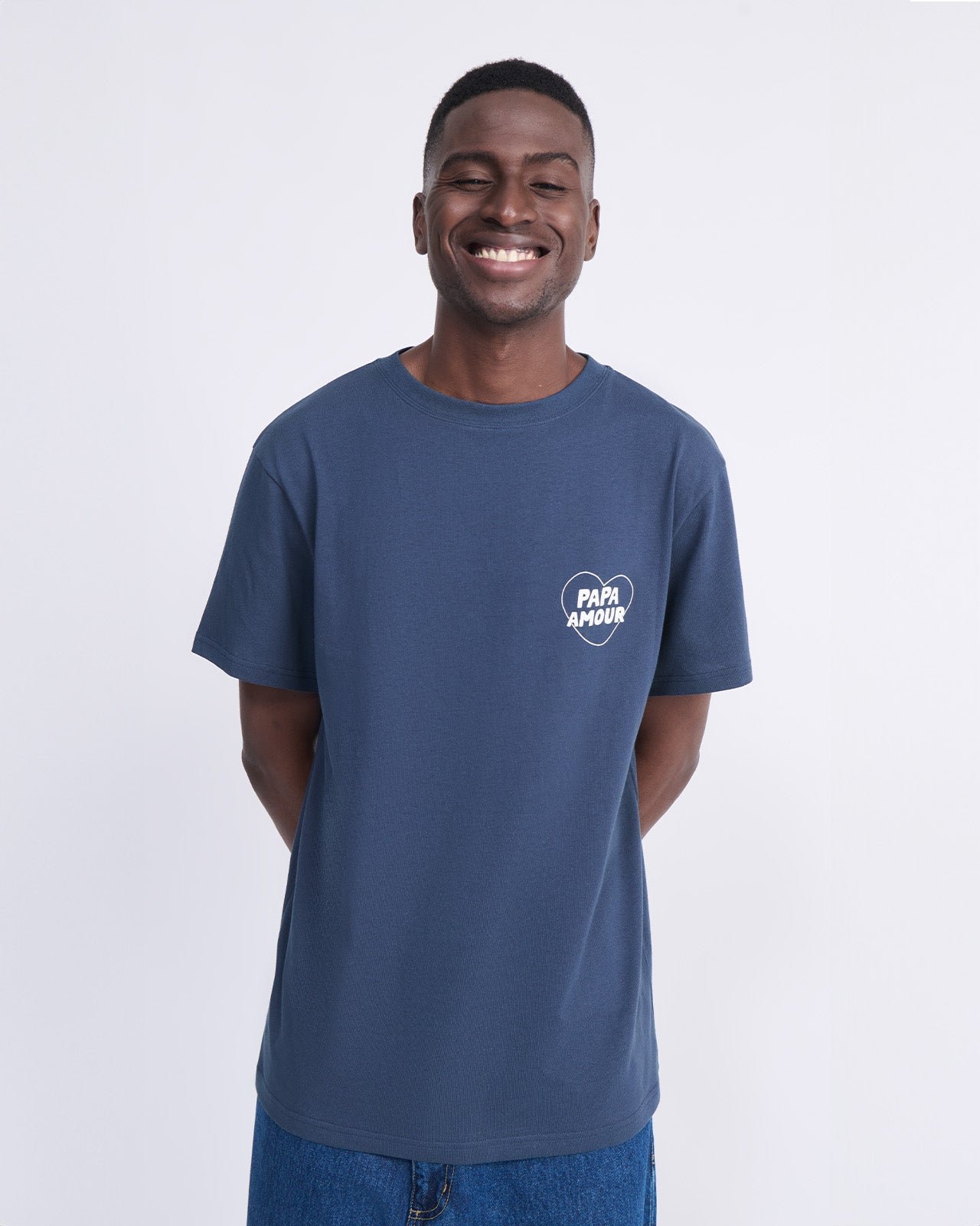 Dad Love Organic Cotton T-shirt EMOI EMOI Blue