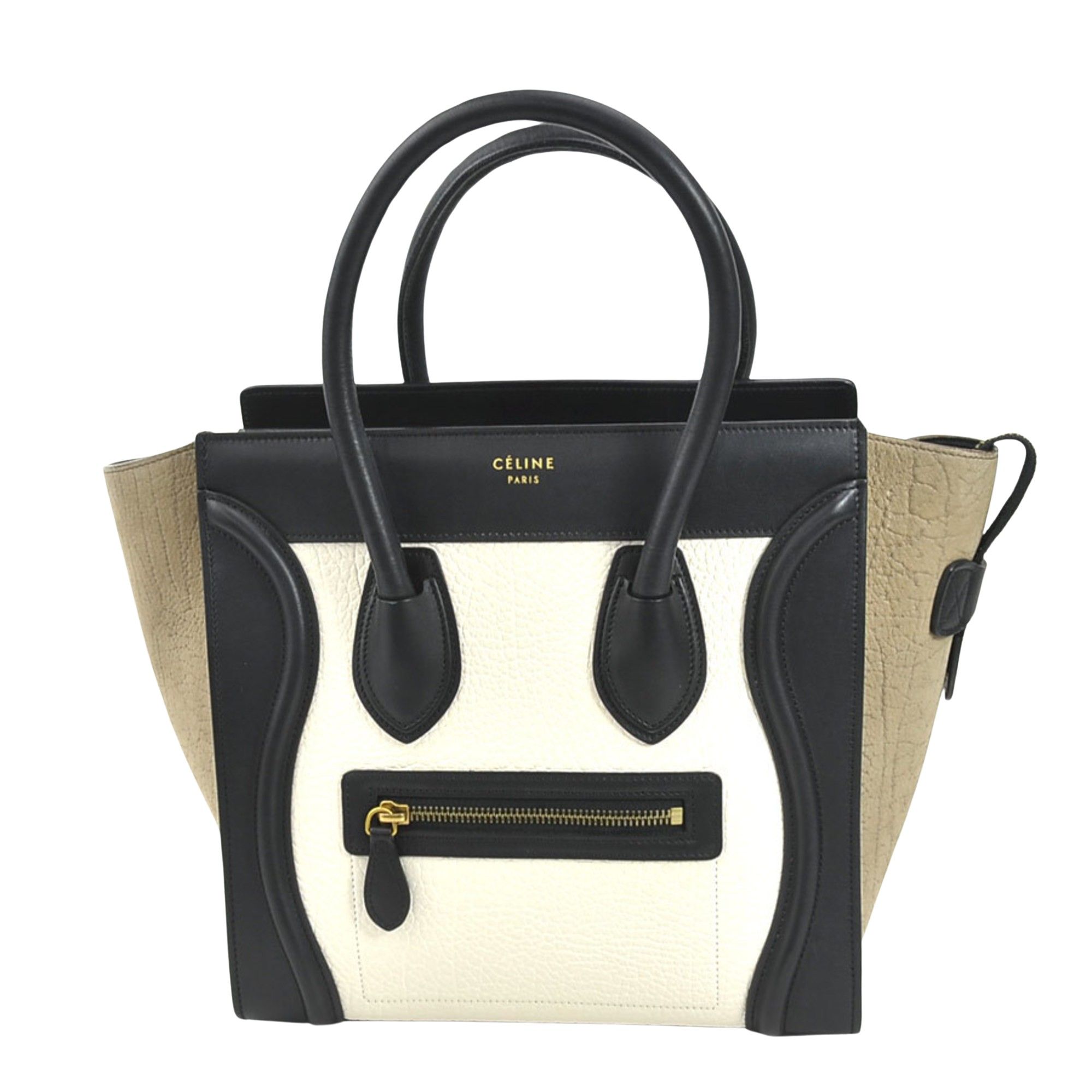 Sac Main Luggage Noir Celine Seconde Main Femme Place des