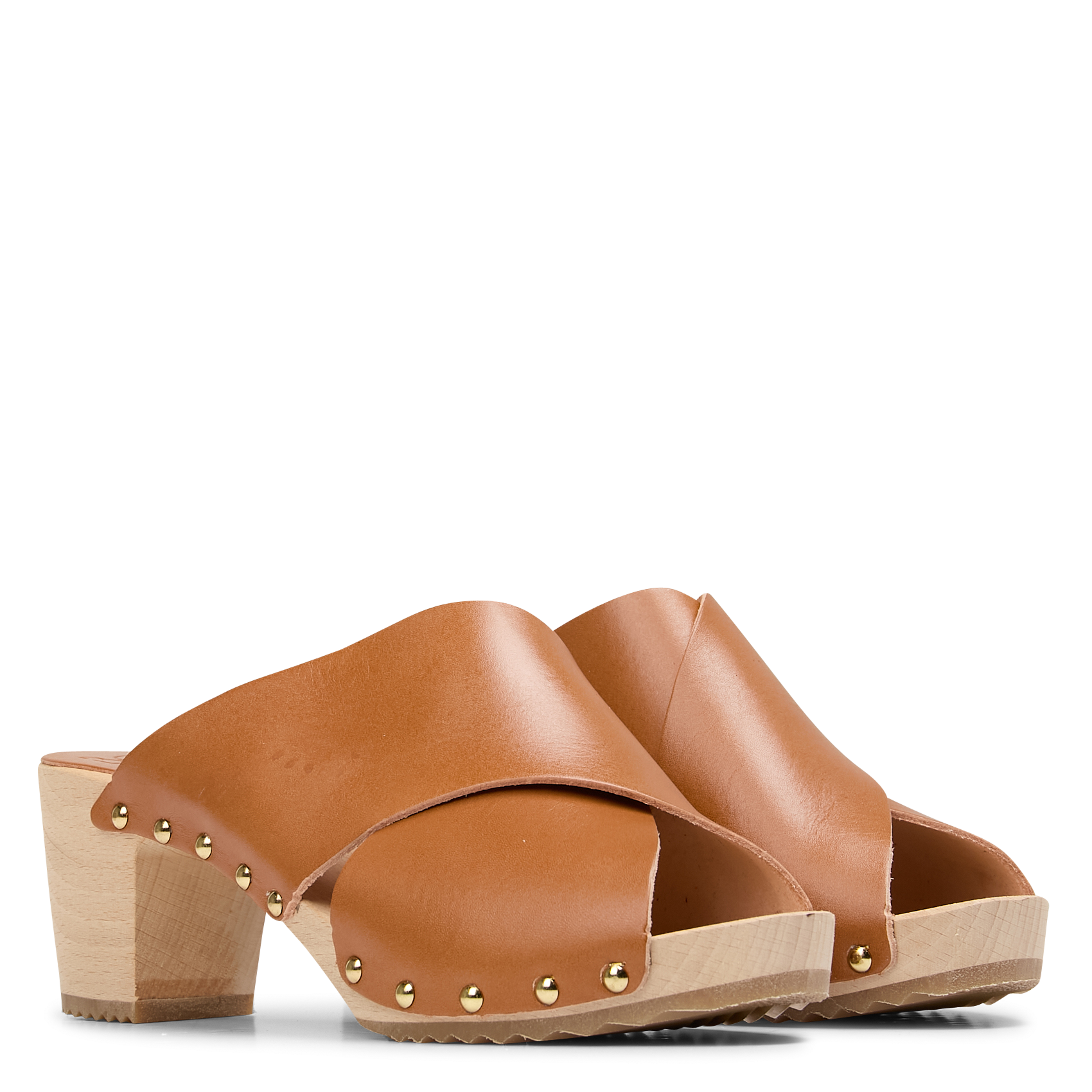 Sandale en cuir végétal BOSABO Marron