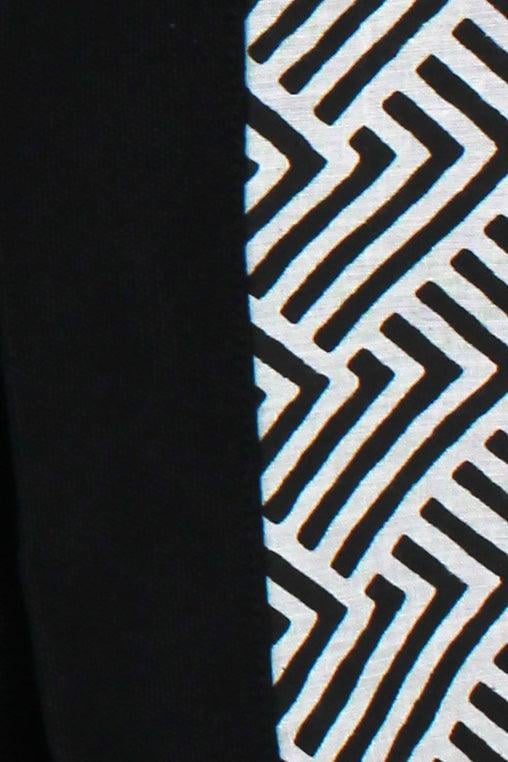 Cotton handbag HINDBAG Black