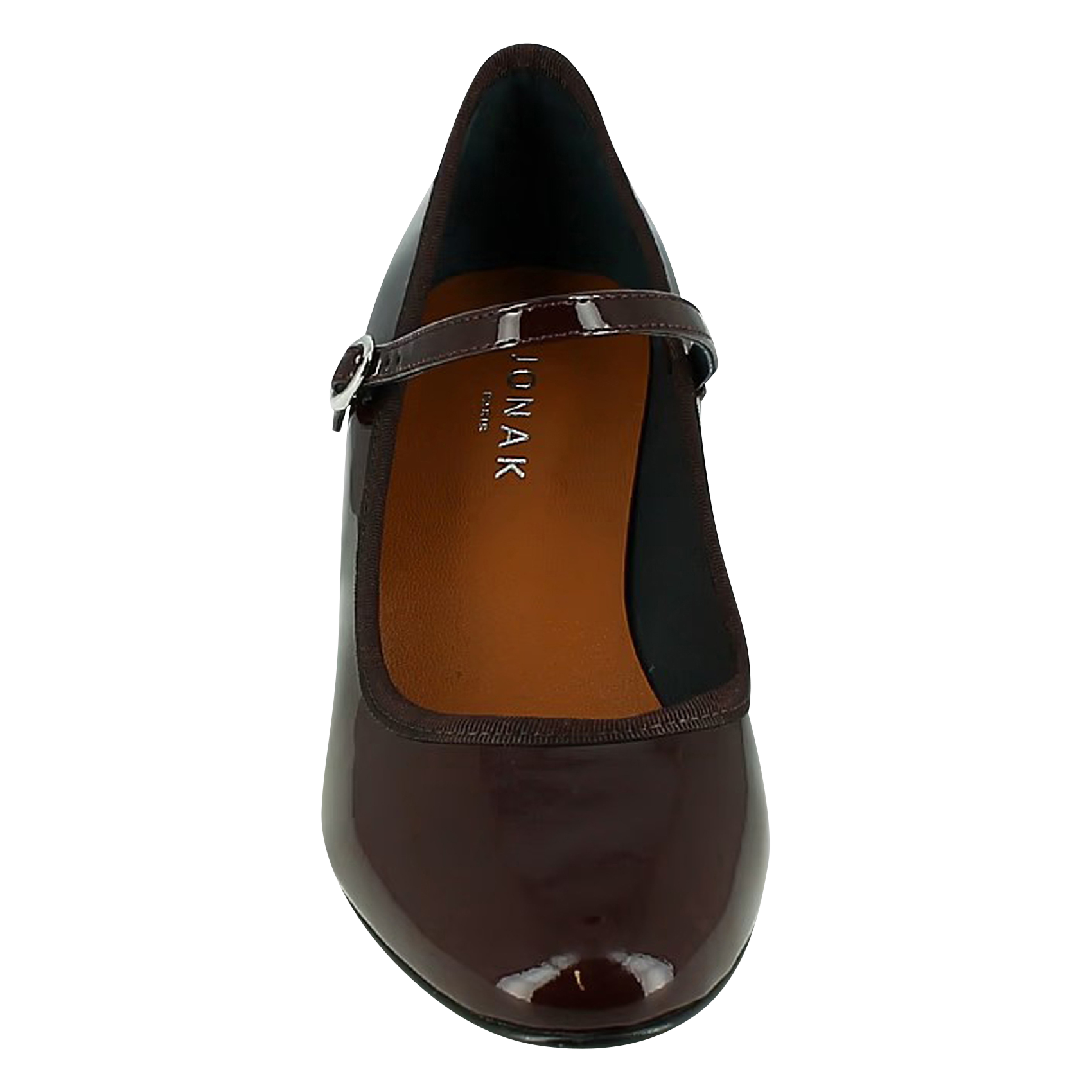 Lakleren Mary-Janes met hak Rood