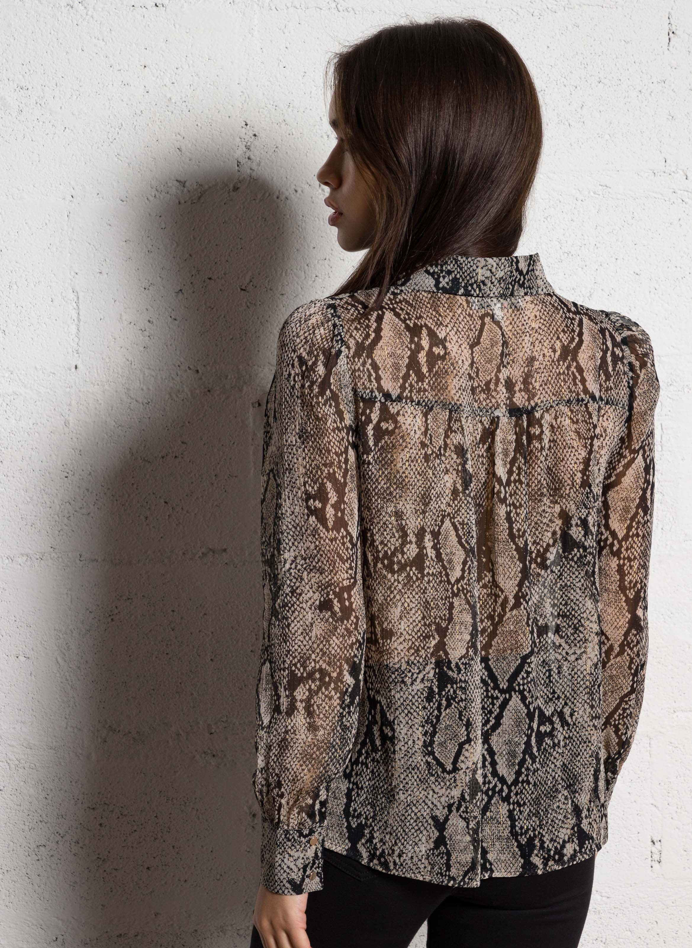 Chemise droite fluide à imprimé  MORGAN Multicolore