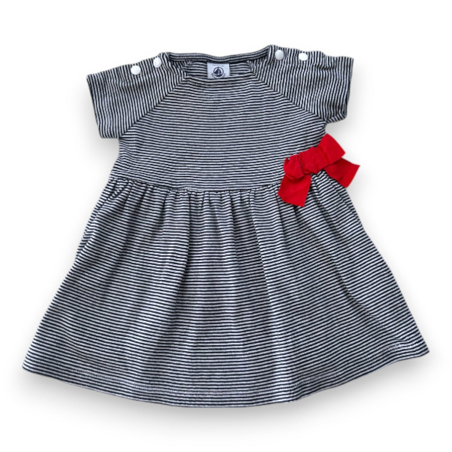 Blue baby dress - 6 months PETIT BATEAU - Seconde Main Blue