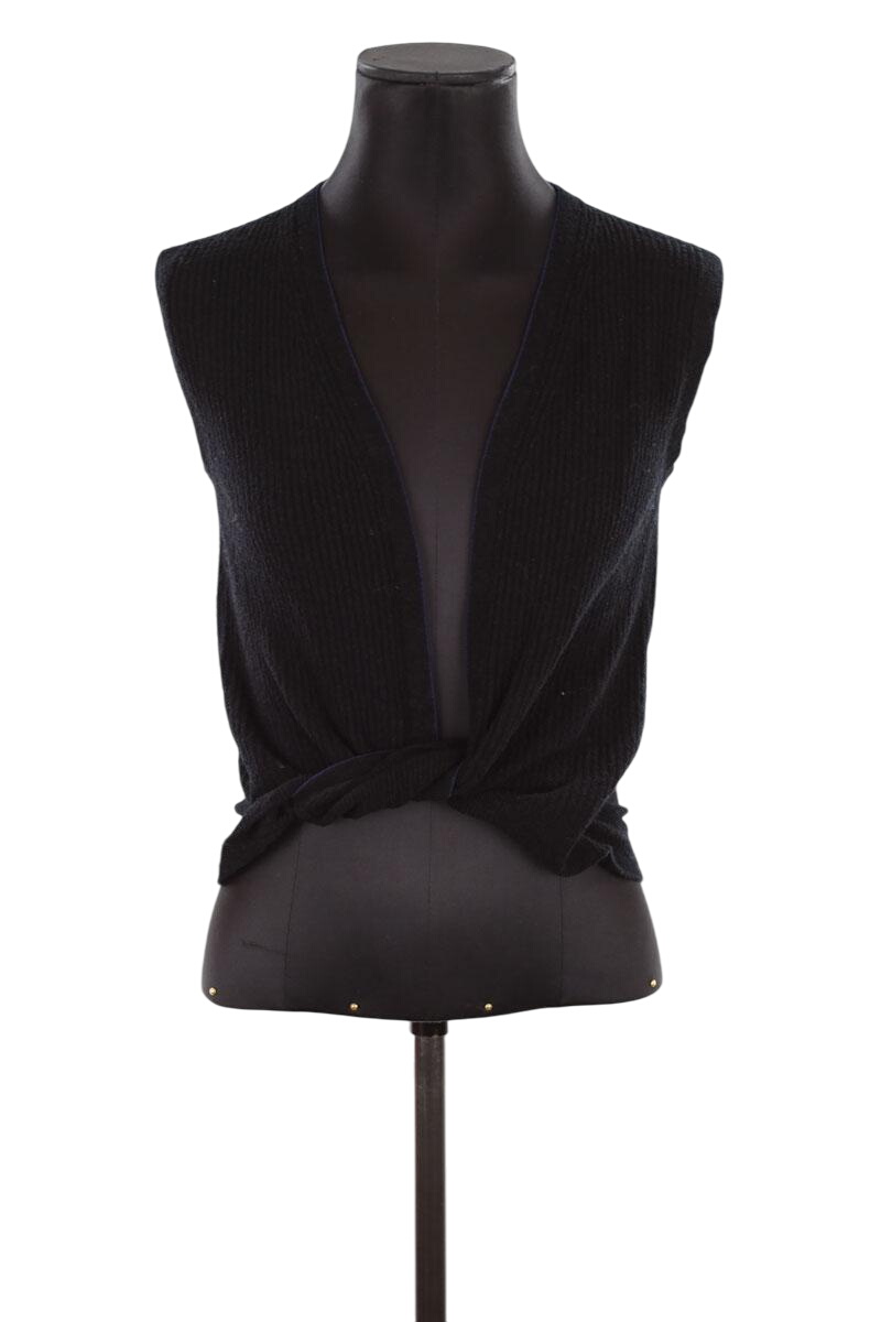 Sleeveless cotton top JACQUEMUS- Seconde Main Black