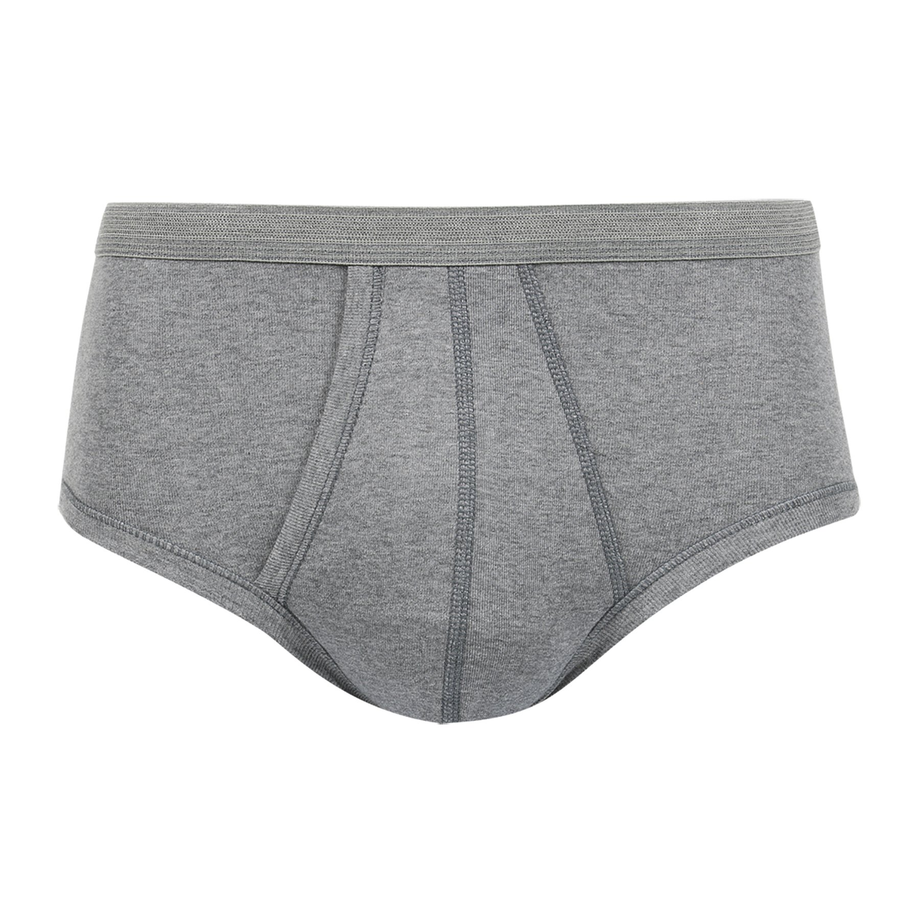 High-rise open premium pure cotton panties EMINENCE Grey
