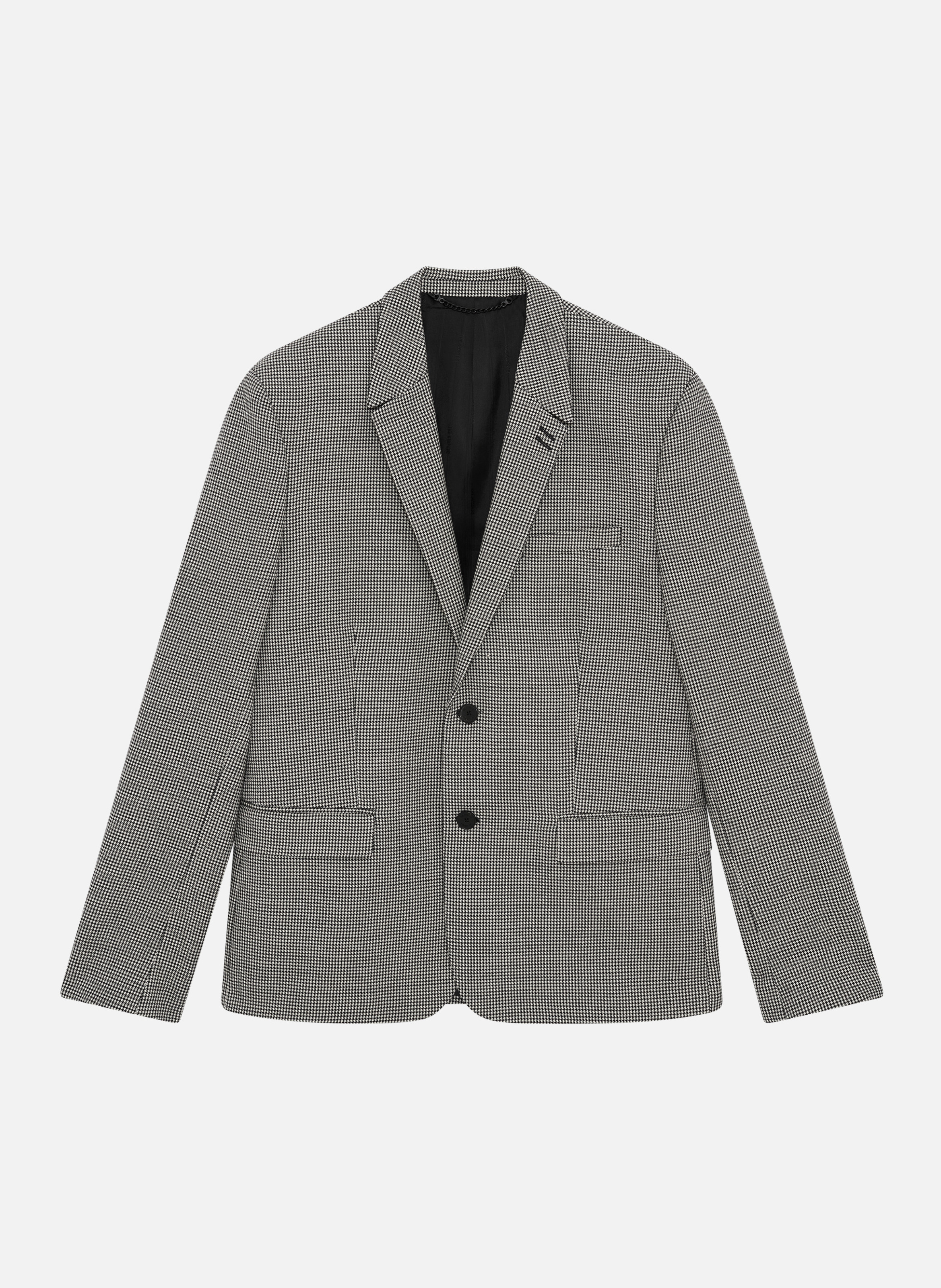 Houndstooth suit jacket THE KOOPLES Black