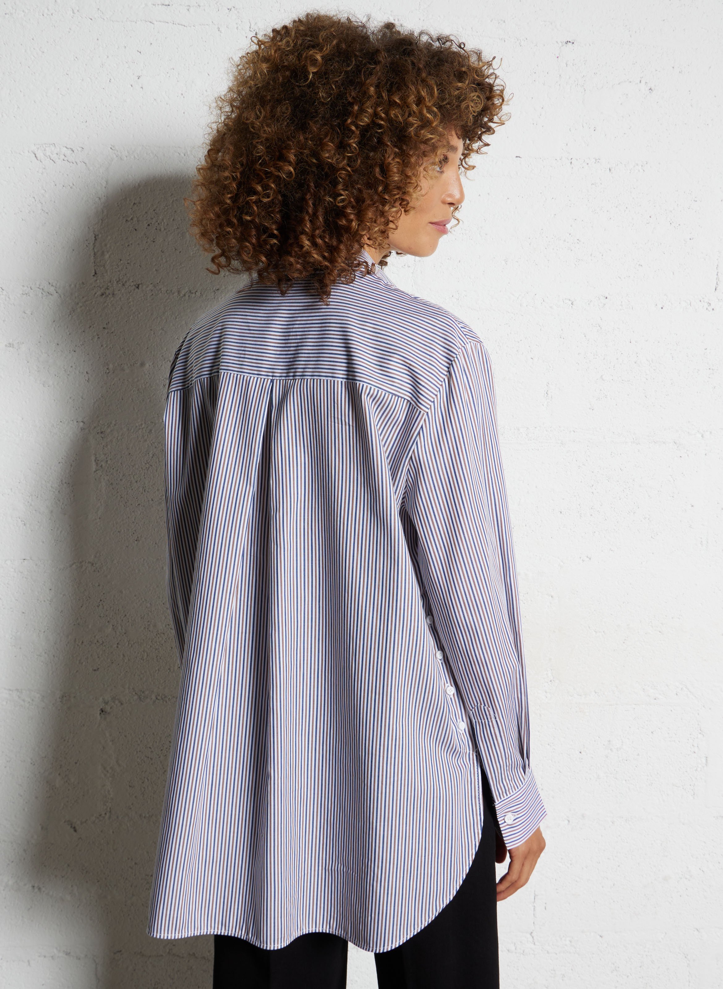 Chemise oversize en coton rayé IMPERIAL Multicolore