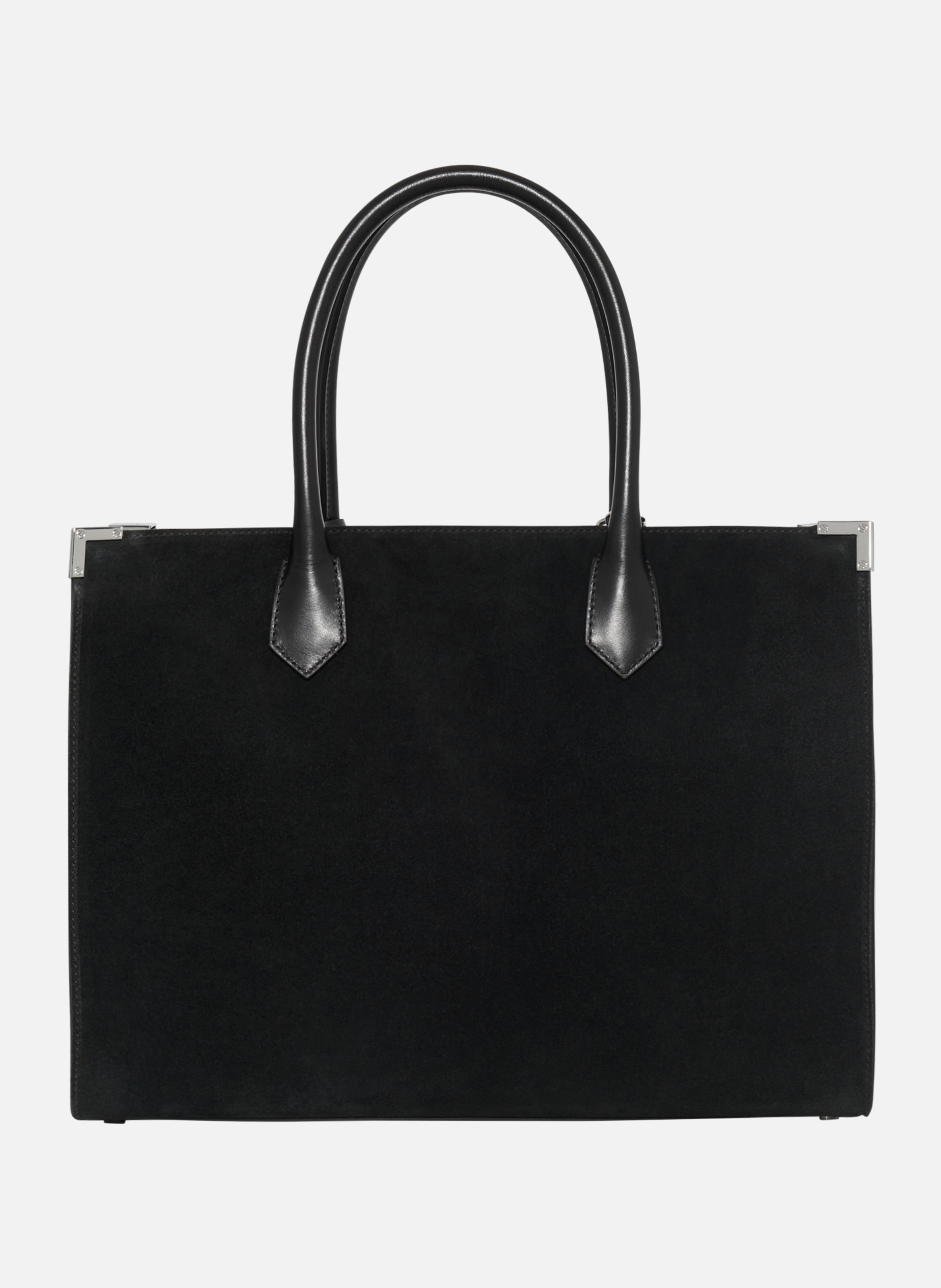 Ming L suede tote bag Black