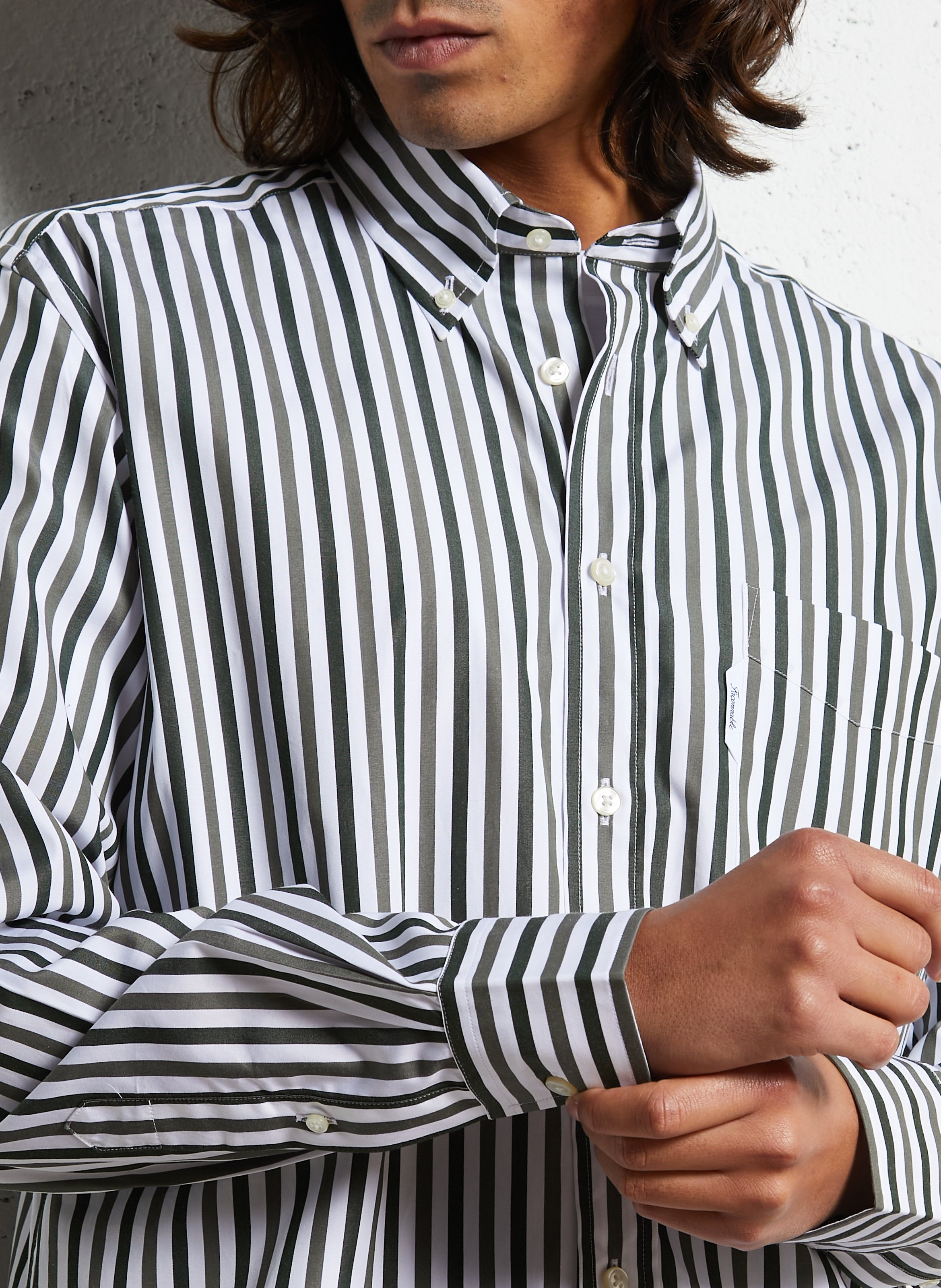 Colonel plain shirt FACONNABLE Green