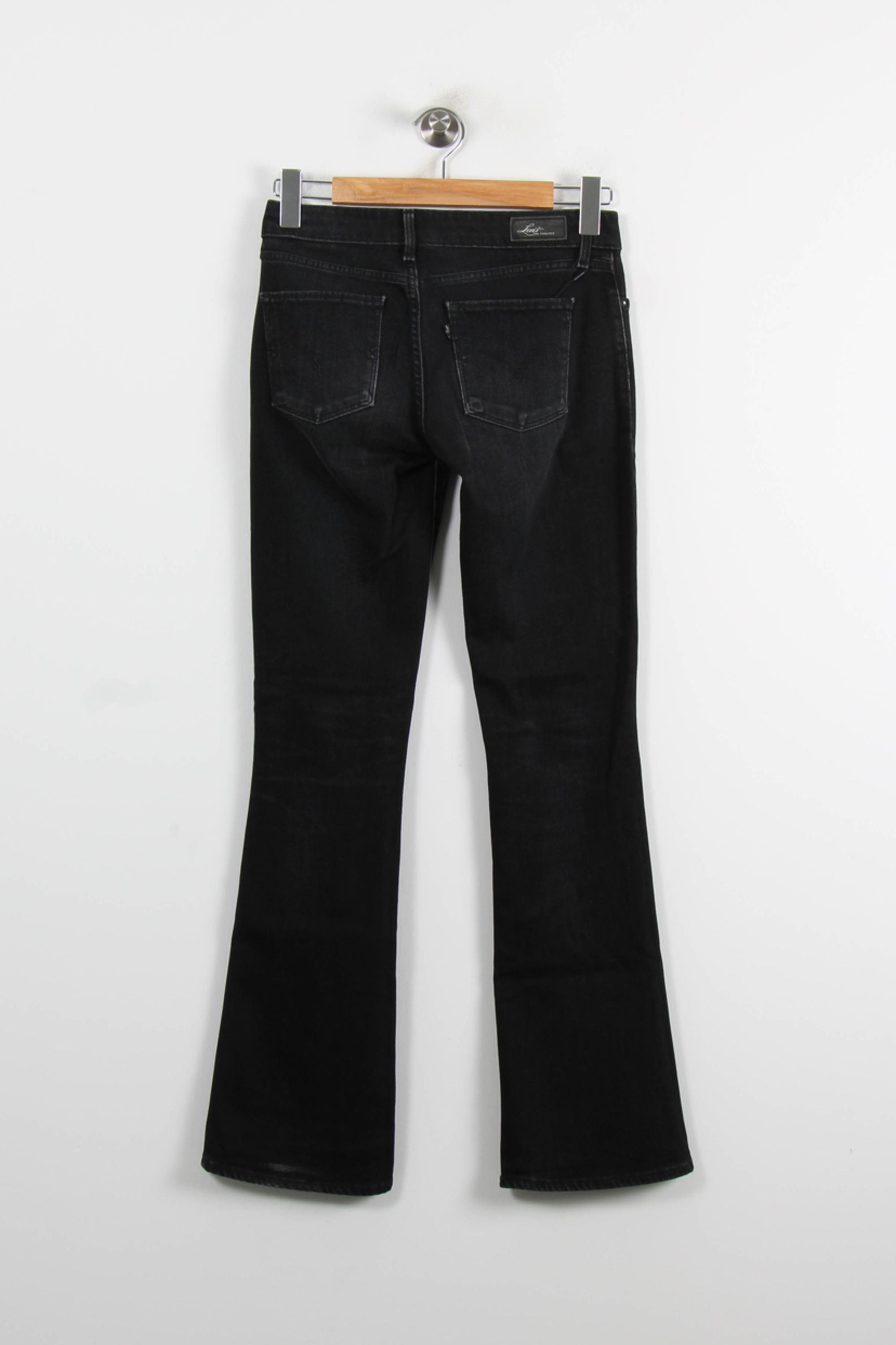Cropped slim jeans with studs LEVI'S - Seconde main Black