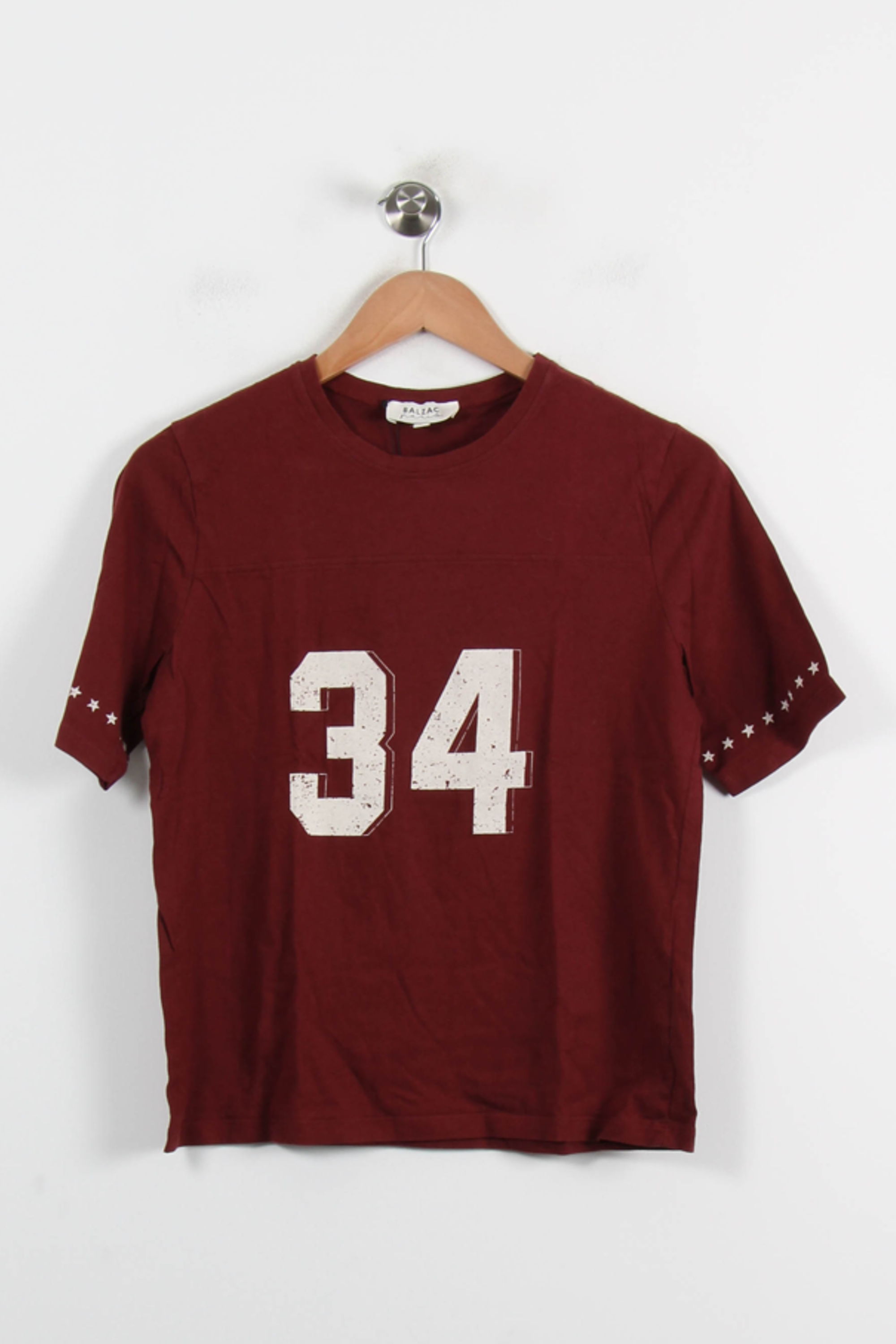 Tommy Badge T-shirt BALZAC PARIS - Seconde Main Red