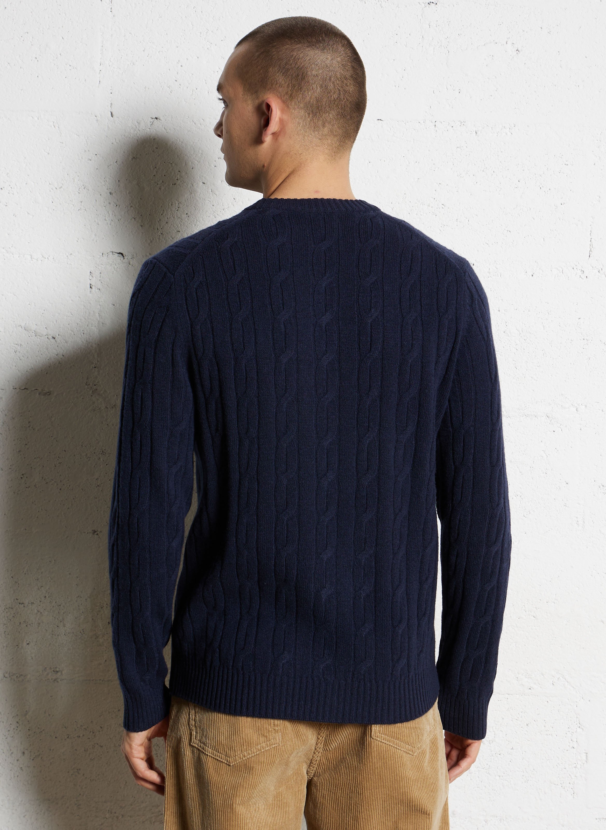Woleg round-neck oversized wool sweater GANT Blue