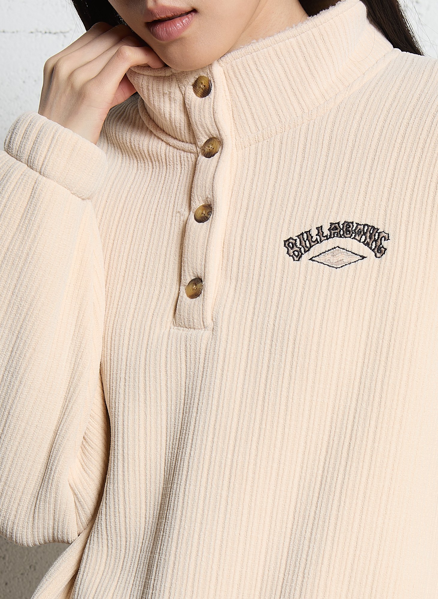 Sweat droit en velours côtelé BILLABONG Beige