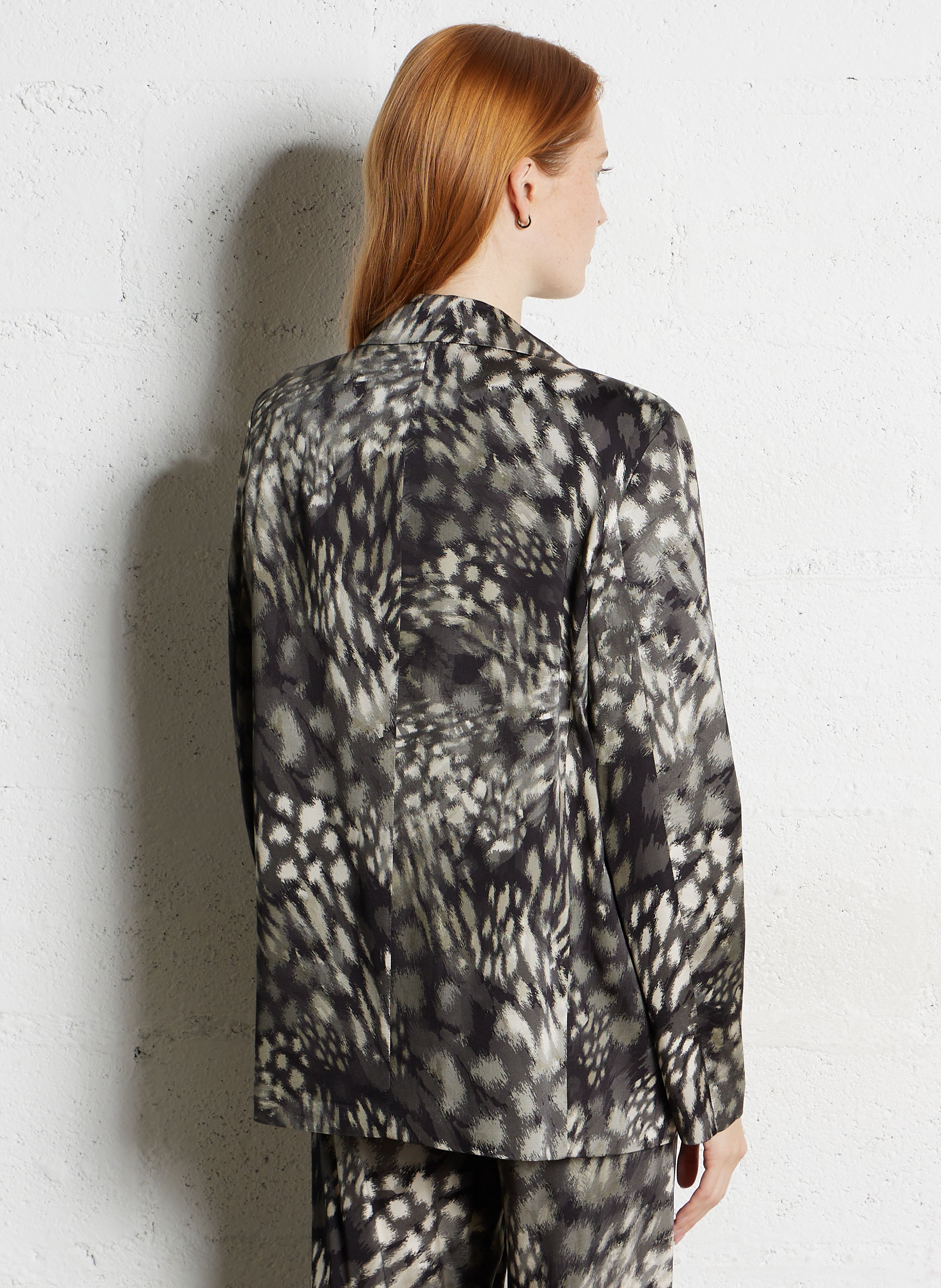 Veste droite col tailleur imprimée IMPERIAL Multicolore