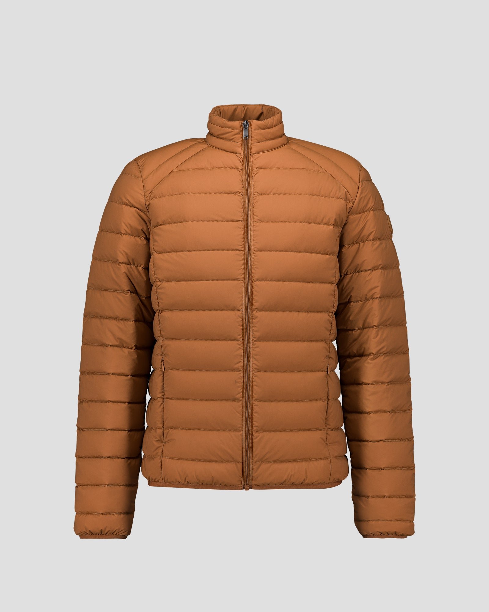 Stretch light down jacket Aragon Brown