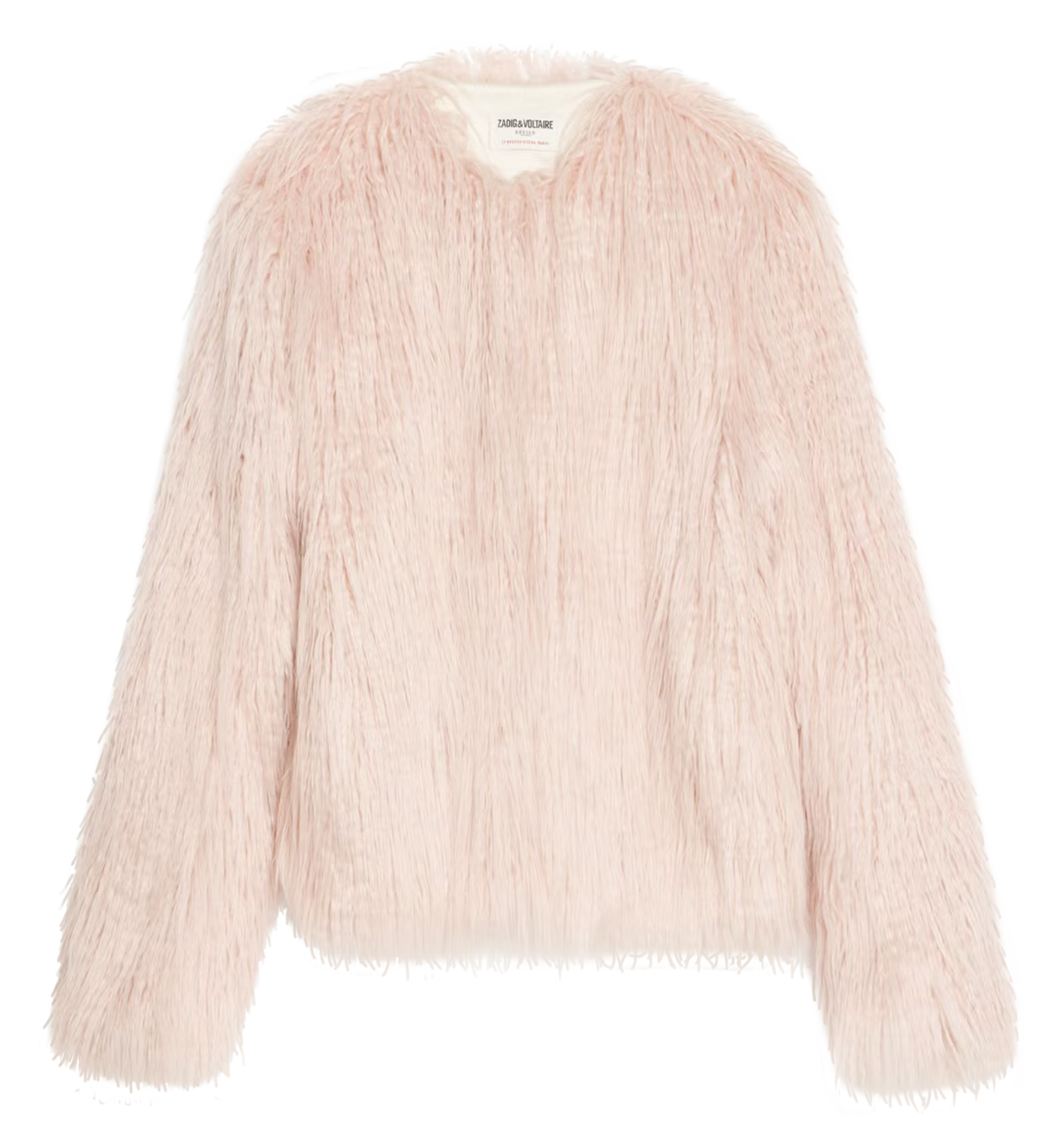 Manteau col rond ZADIG&VOLTAIRE Rose
