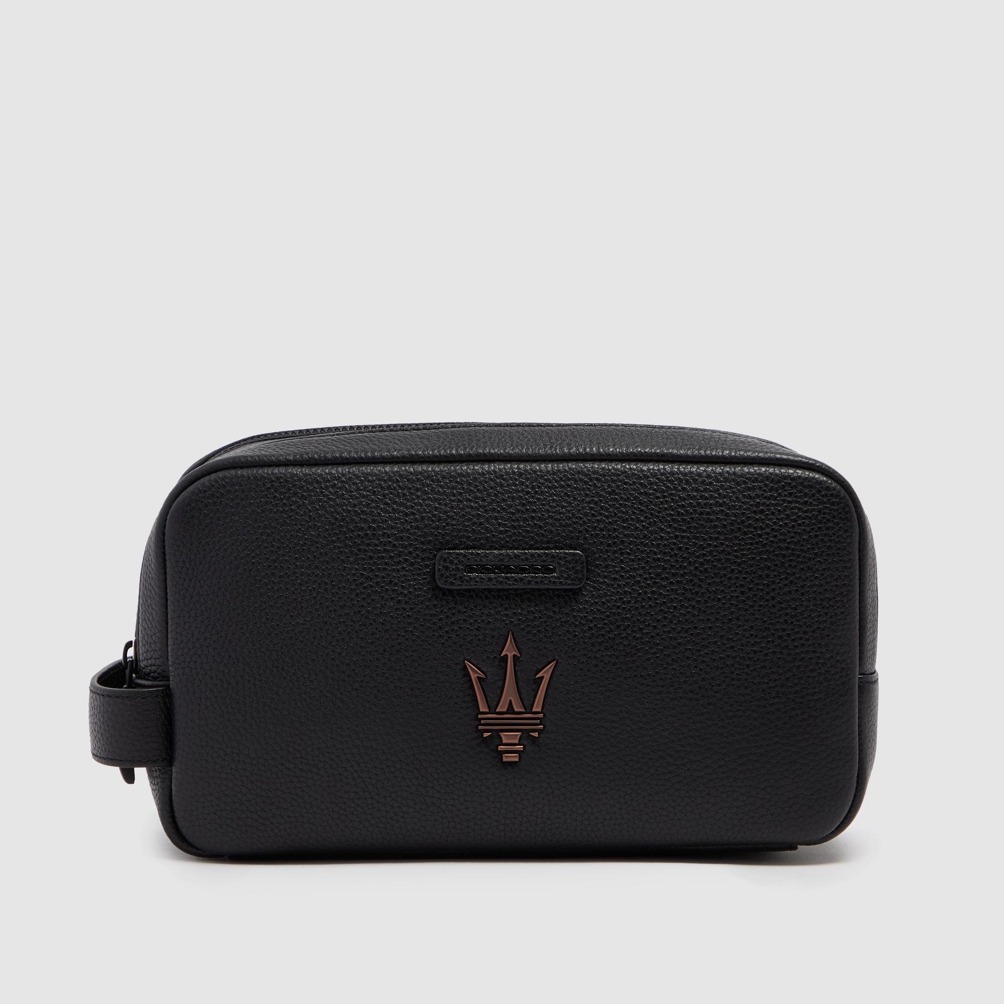 "Piquadro x Maserati" Toiletry Bag PIQUADRO Black