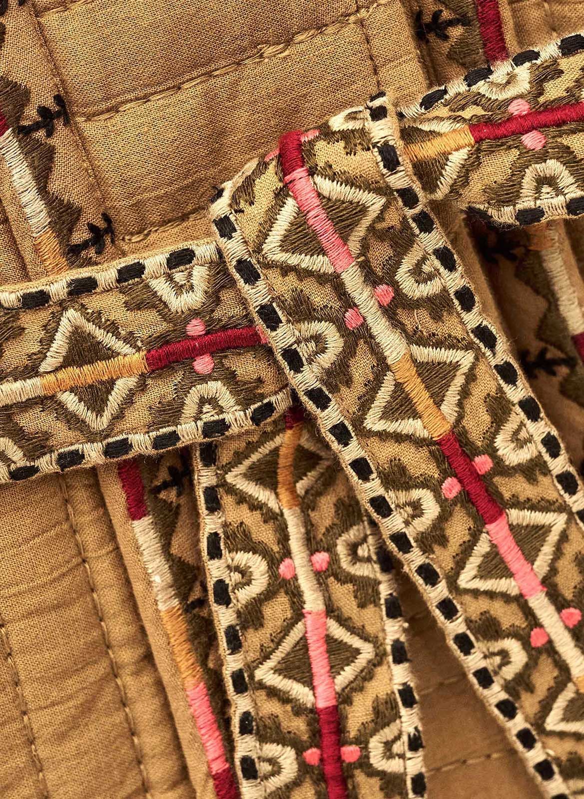 Veste col châle en coton BA&SH Marron