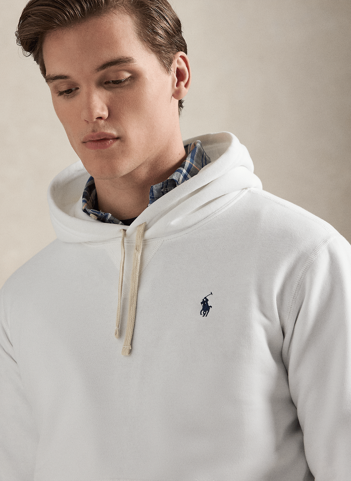 Regular-fit, katoenen sweater met capuchon POLO RALPH LAUREN Wit