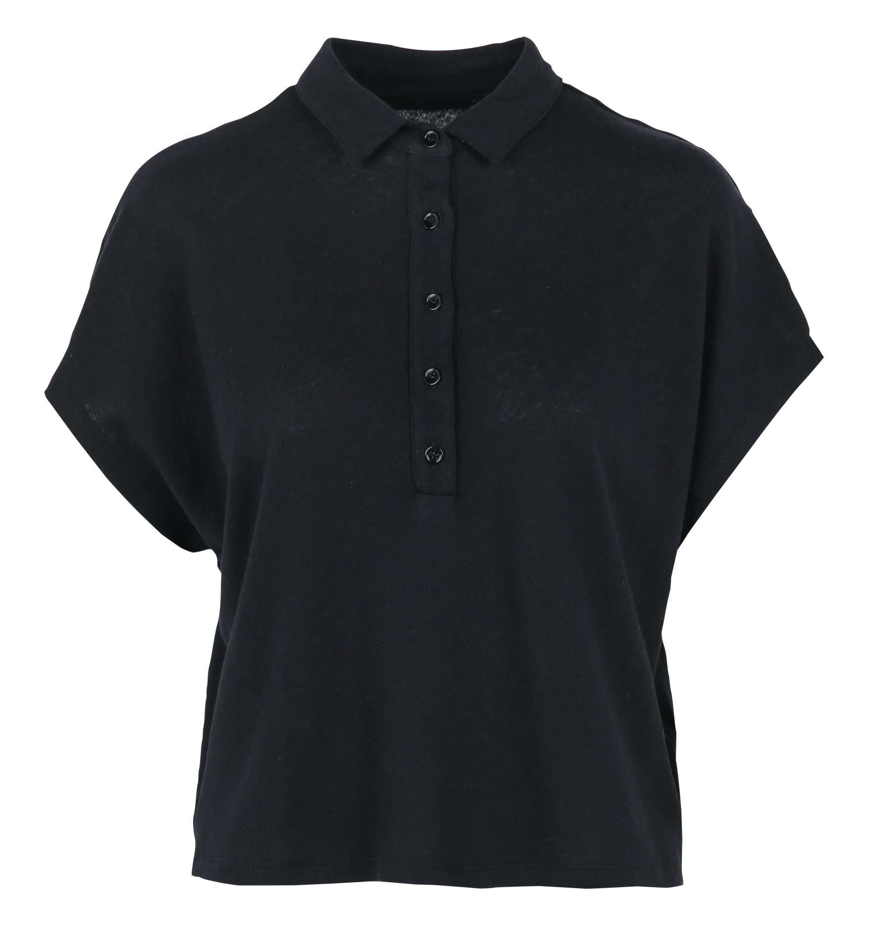 Classic round neck t-shirt in a blend of cotton and linen MAJESTIC FILATURES Blue