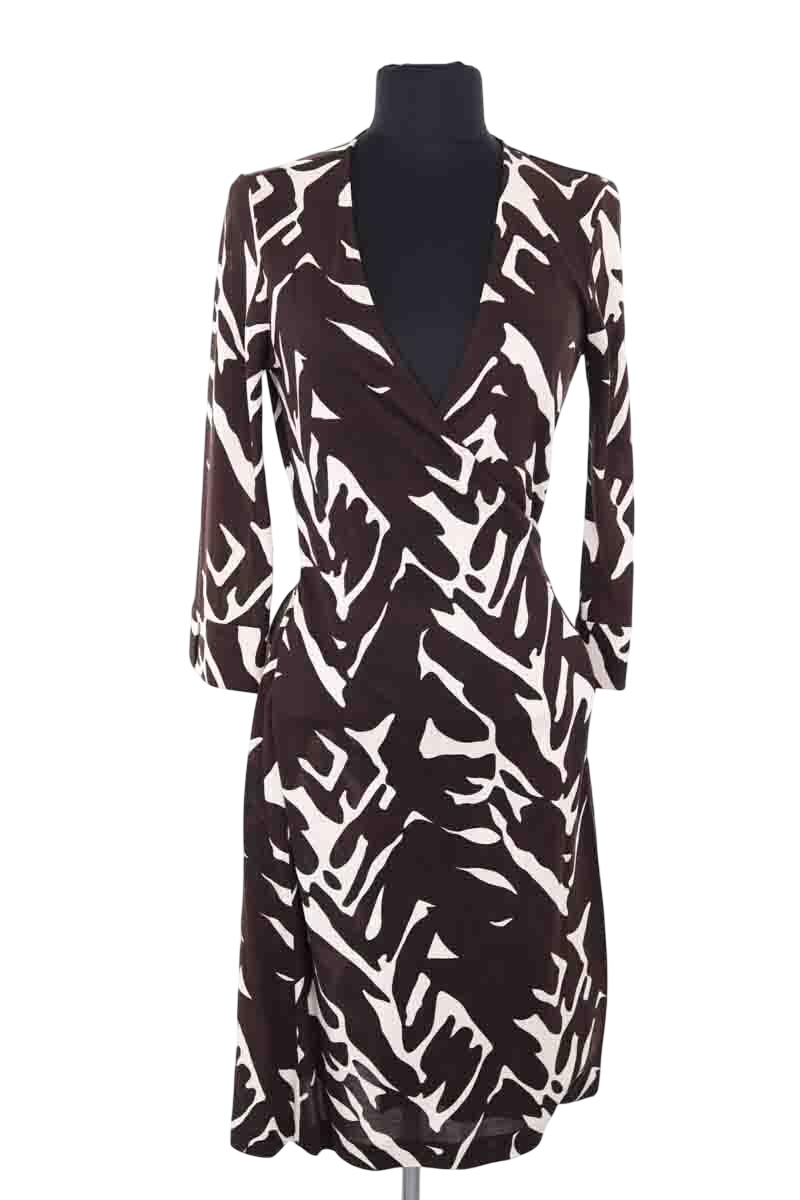 Dress DIANE VON FURSTENBERG - Seconde Main Brown