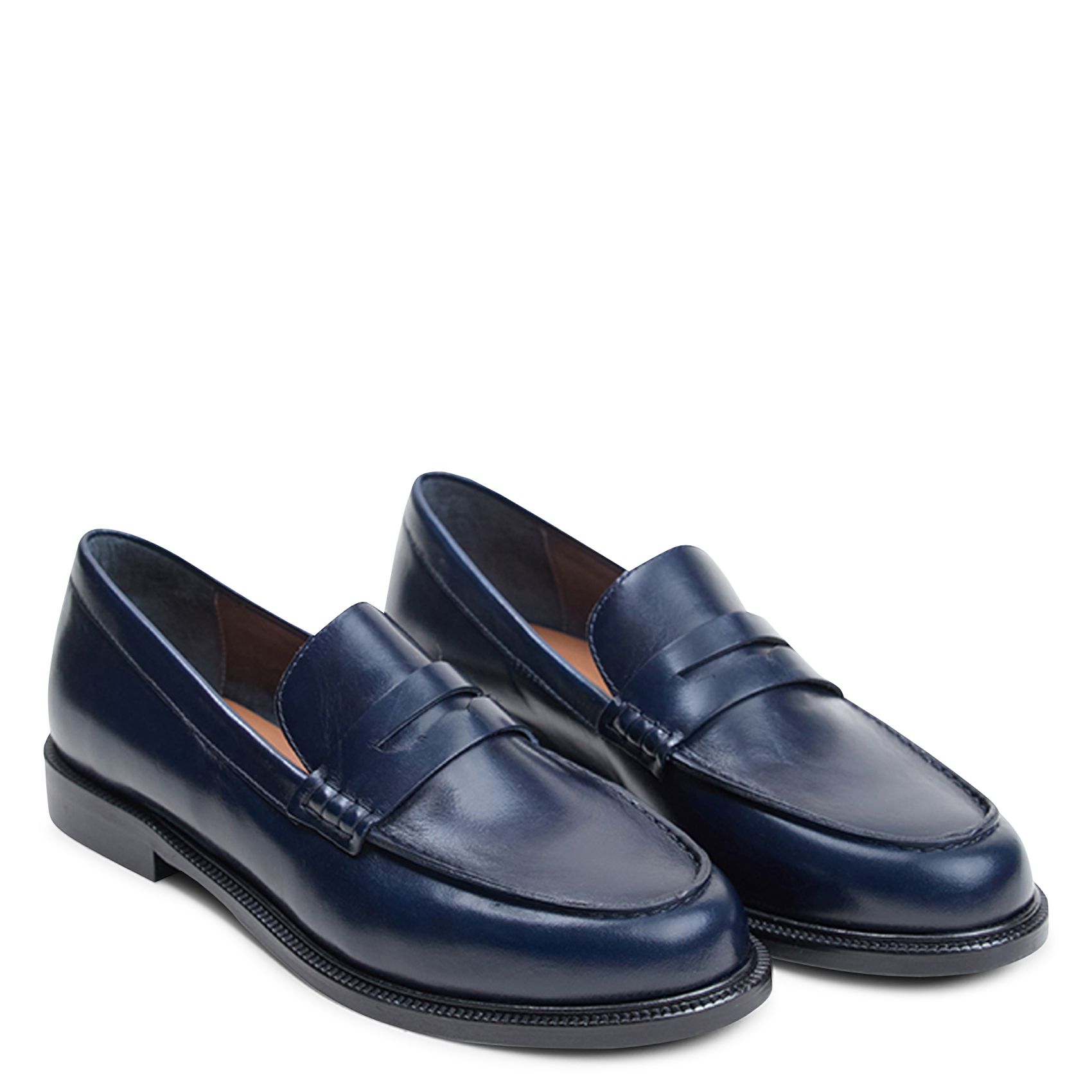 Mocasines de piel JONAK Azul