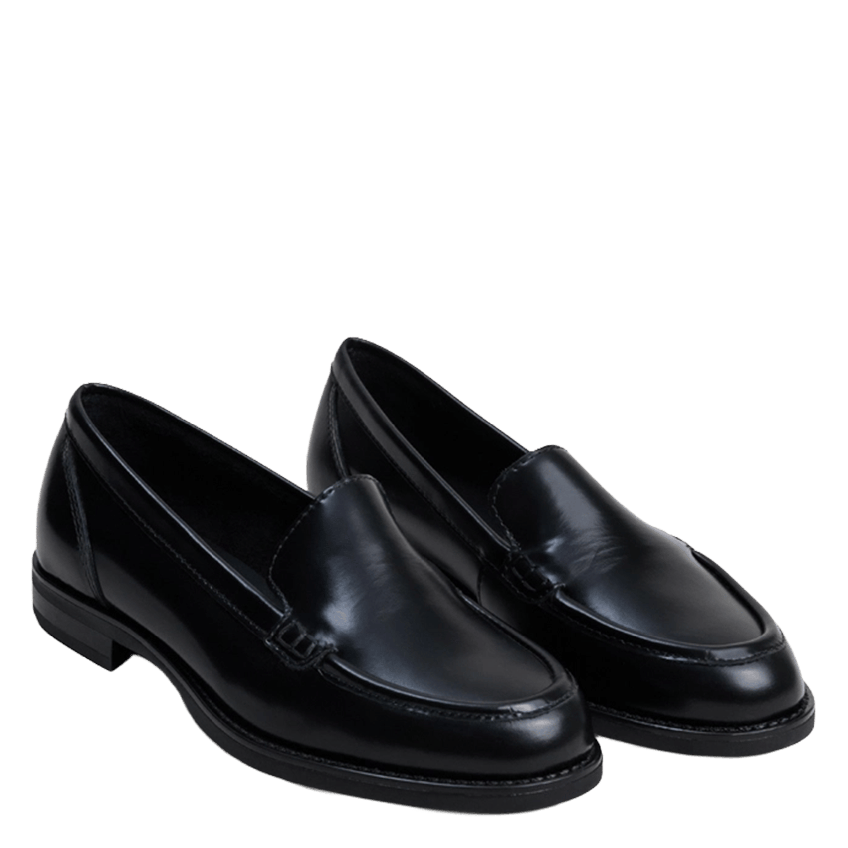 Leather loafers JONAK Black
