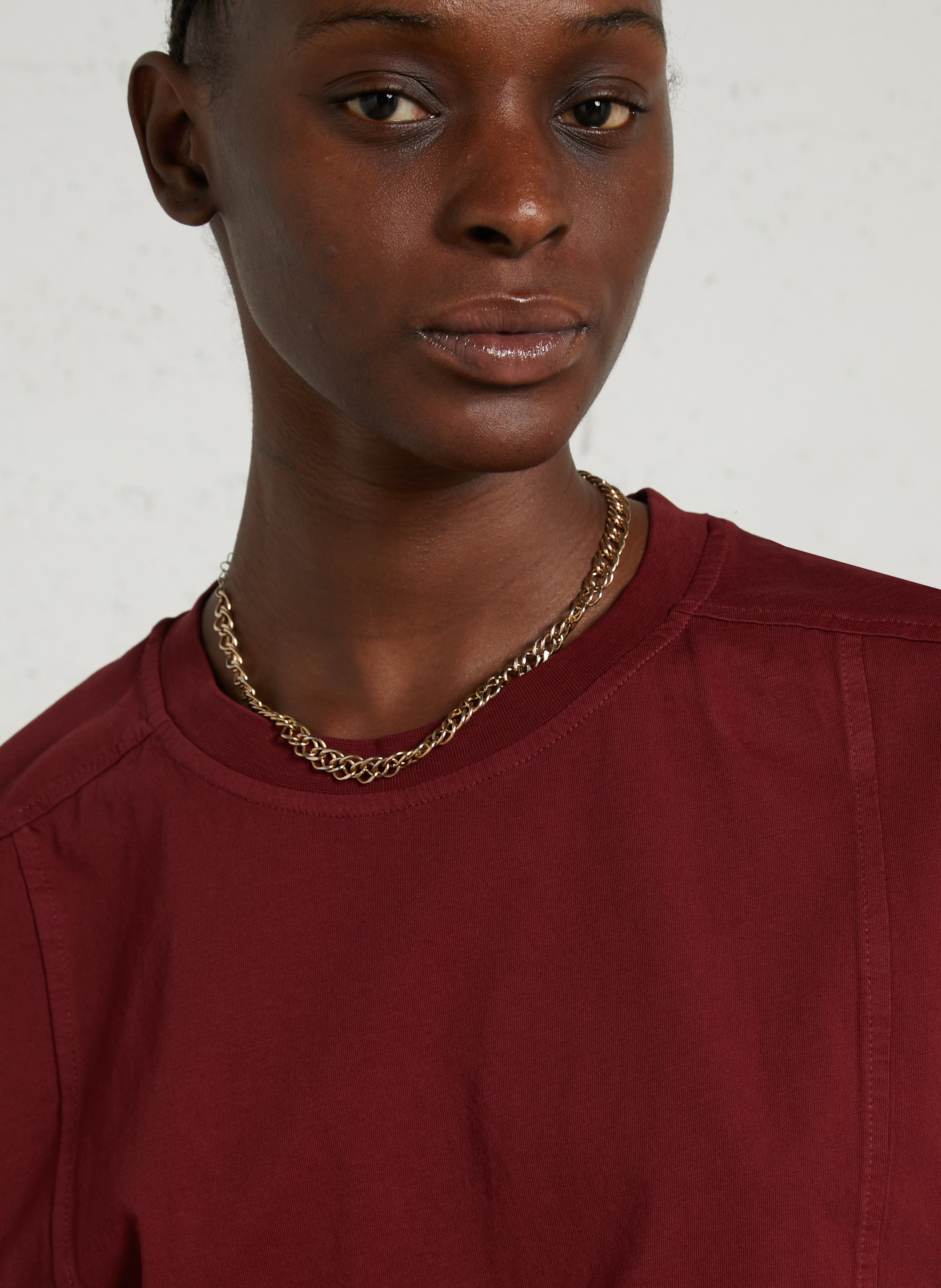 Round-neck cotton T-shirt  MAISON 123 Red