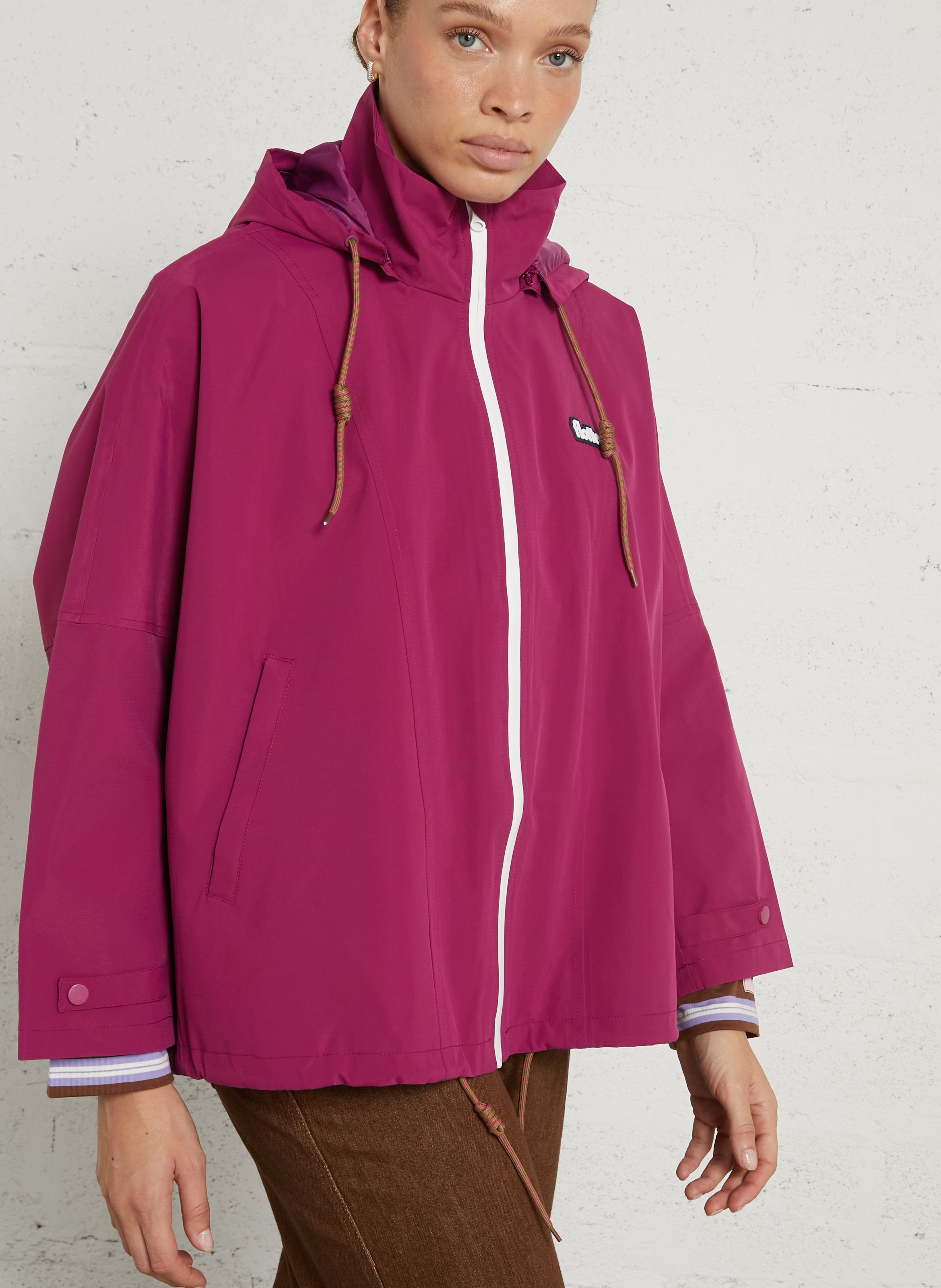 Regenjacke mit Stehkragen FLOTTE Rot