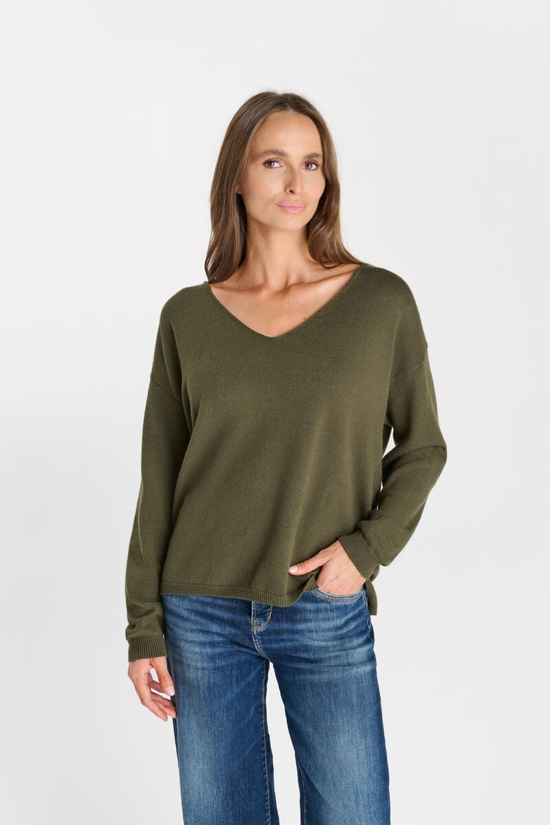 Tinga sweater LE TEMPS DES CERISES Khaki