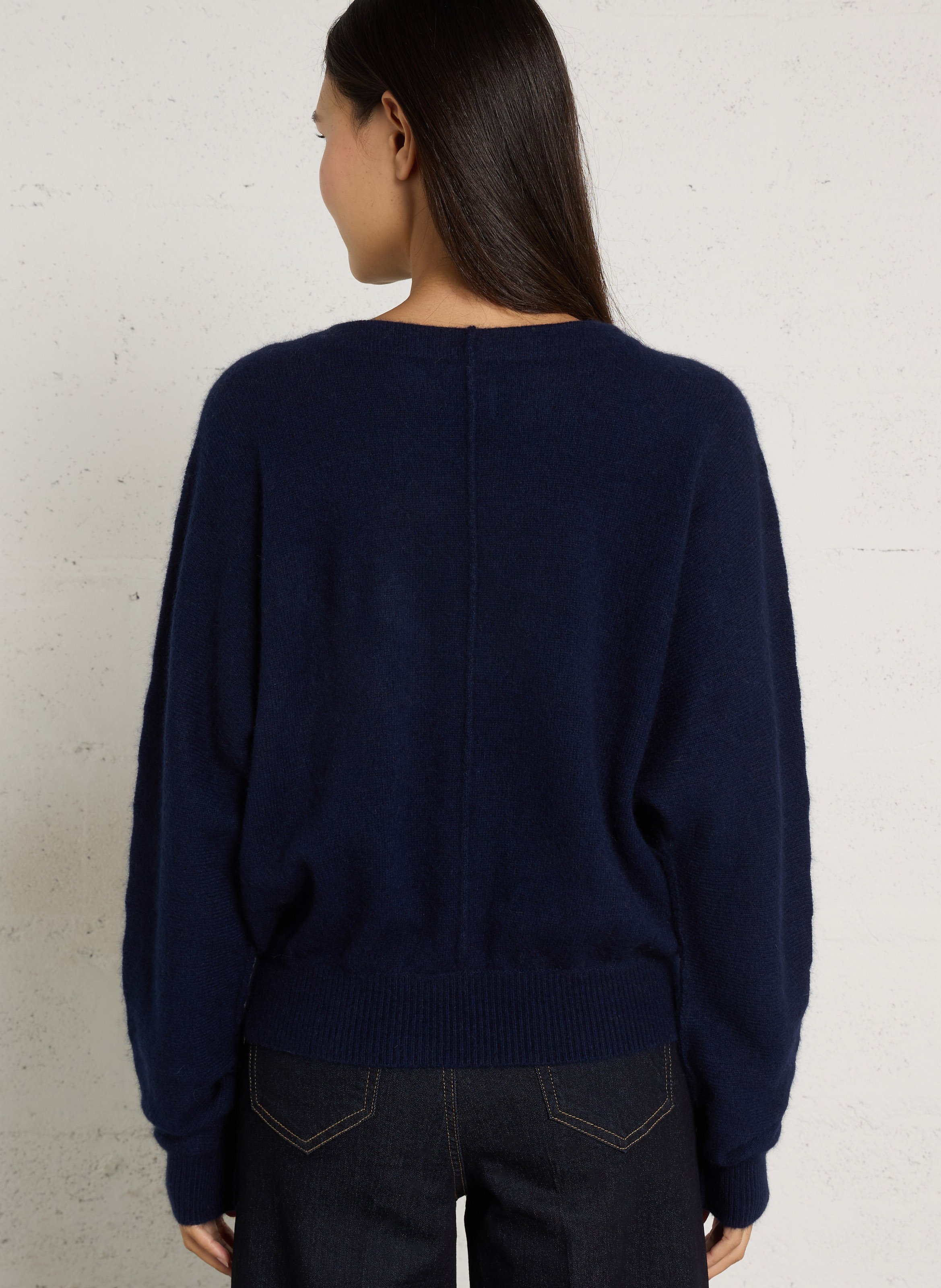 Pull ample col rond BELLEROSE Bleu