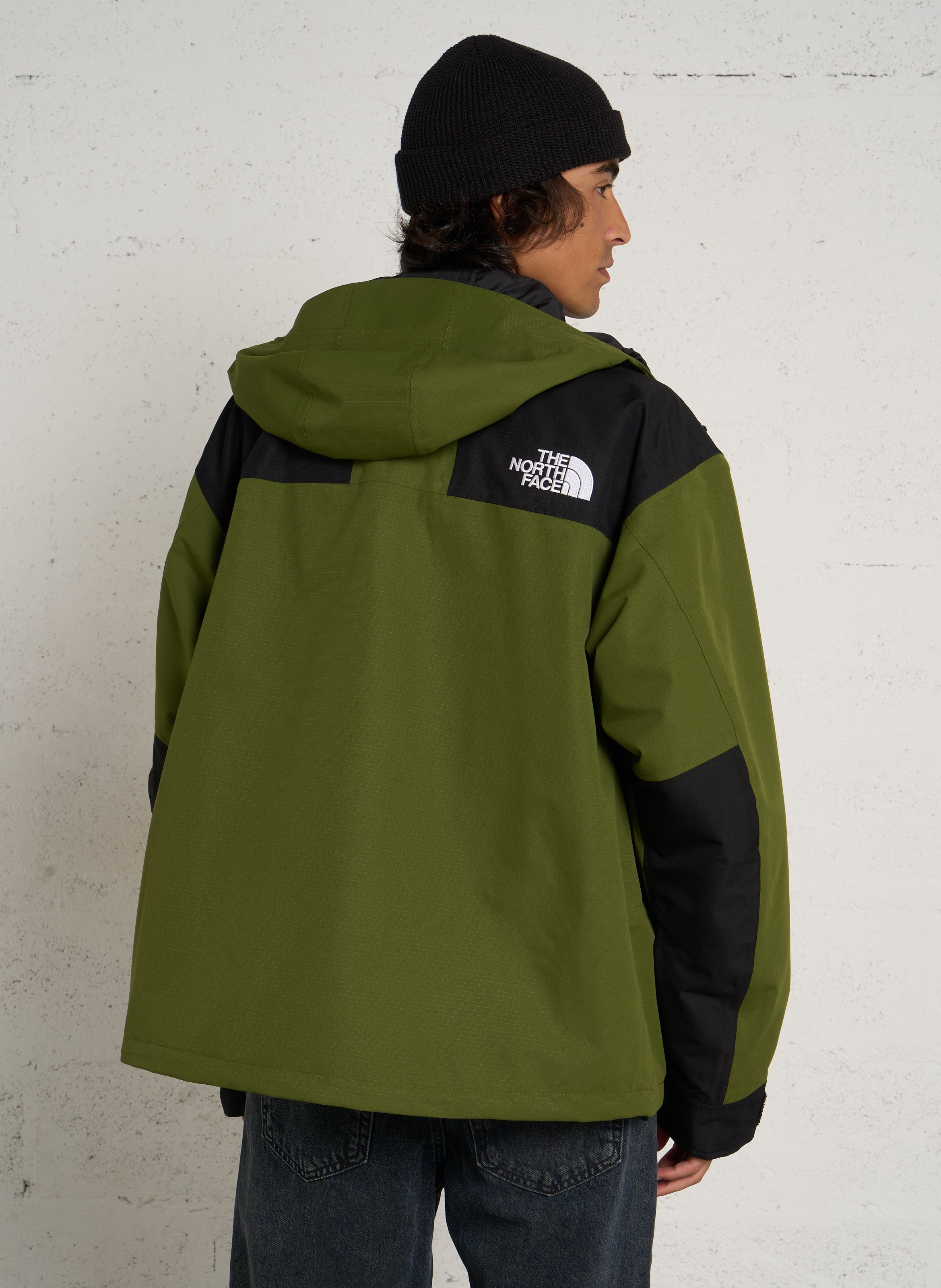 Windjacke mit Kapuze THE NORTH FACE Grun