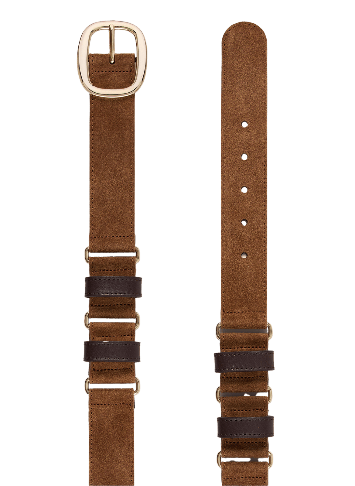 Ceinture en cuir BA&SH Marron