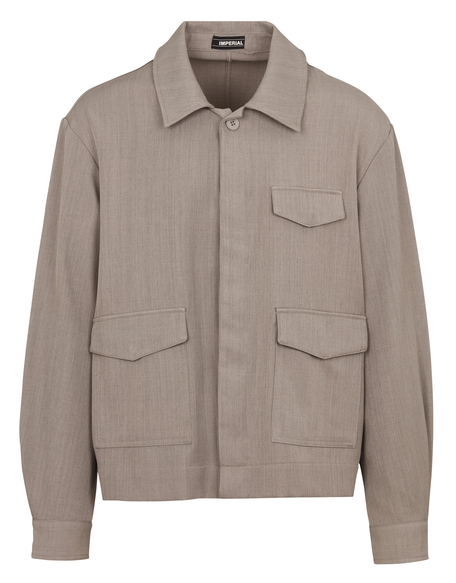 Chemise oversize col classique IMPERIAL Marron