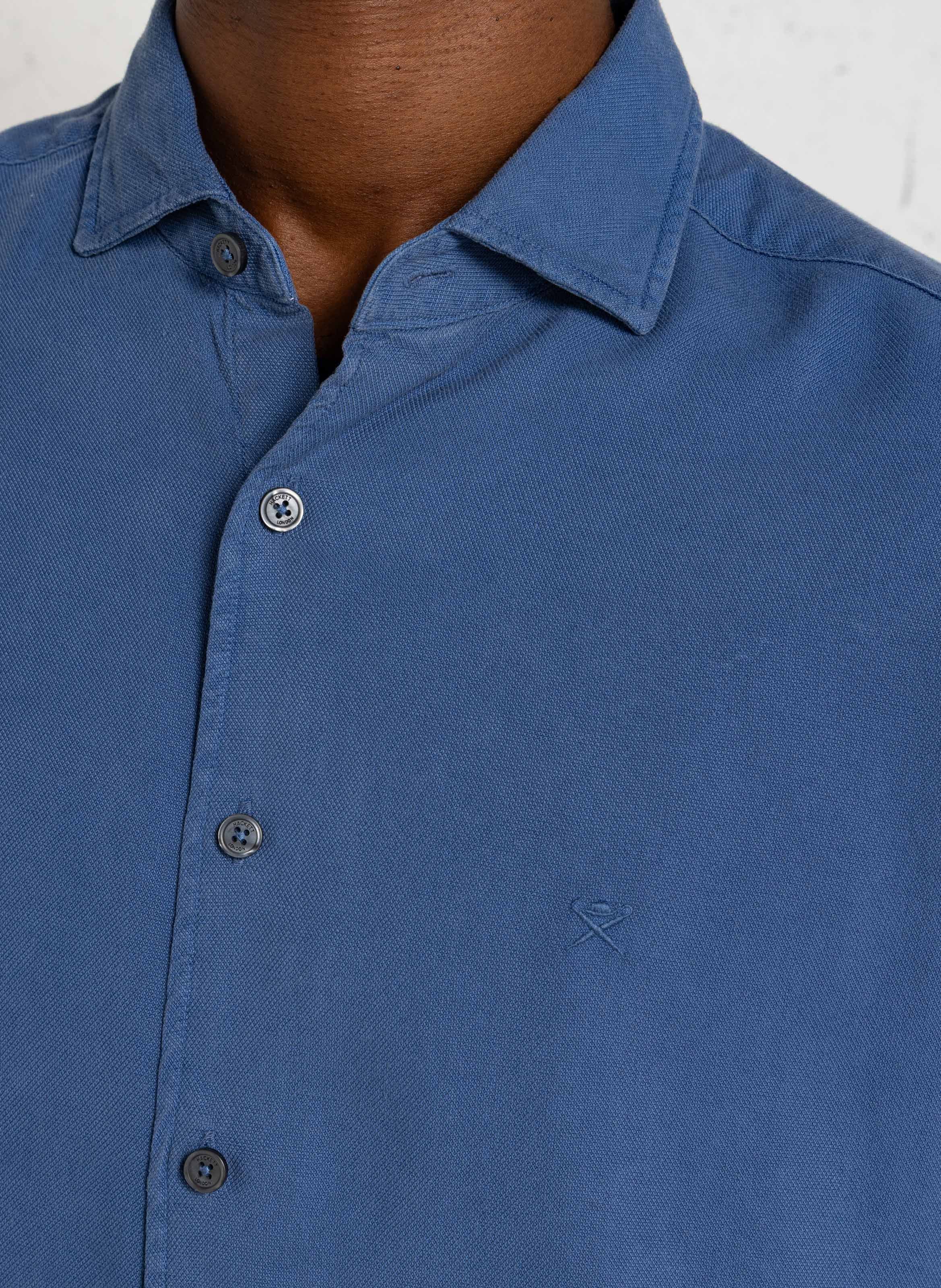 Chemise droite col classique  HACKETT Bleu