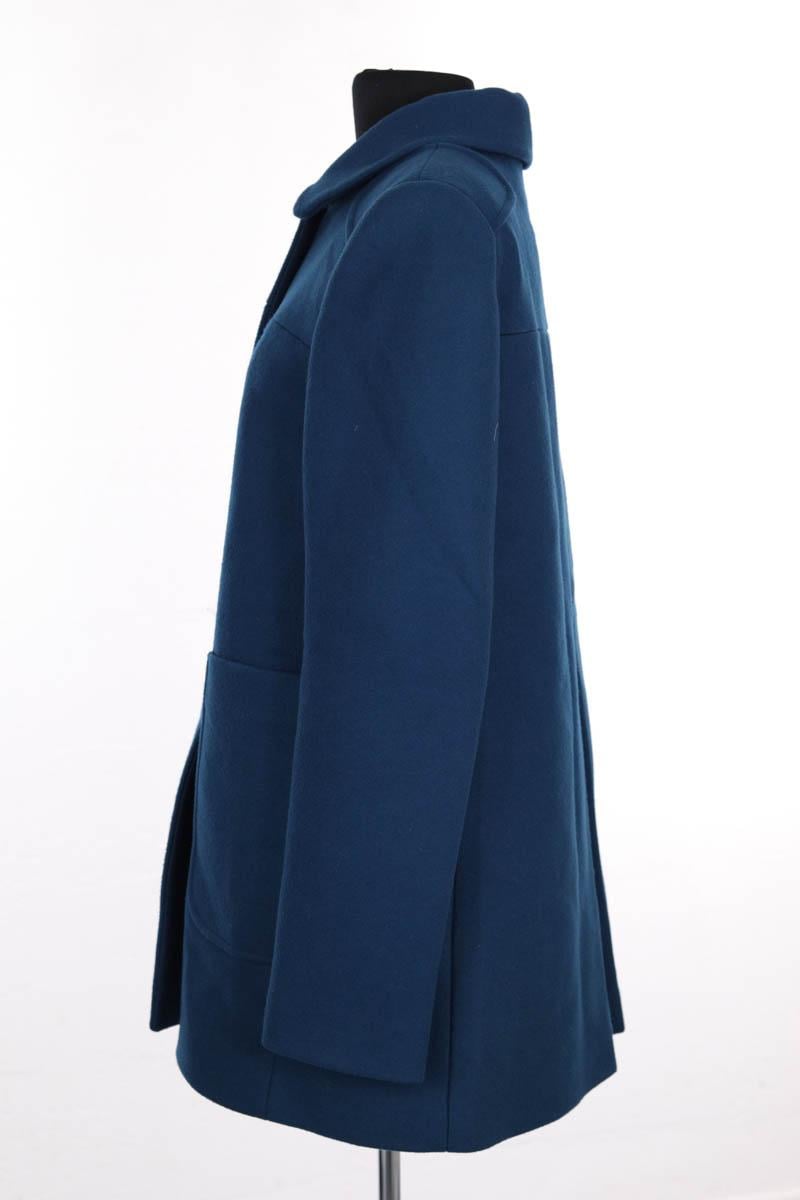 Virgin-wool coat TARA JARMON - Seconde Main Blue