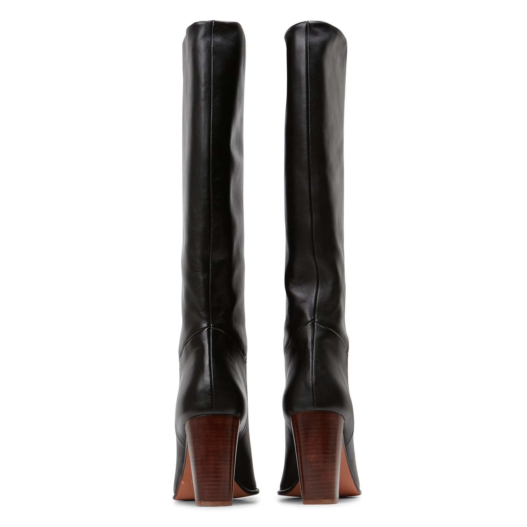 Heeled leather boots BA&SH Black