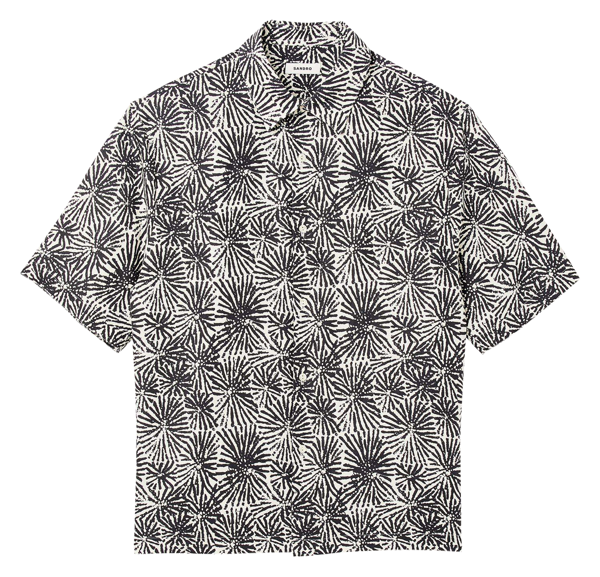 Chemise manches courtes  NoirSANDRO