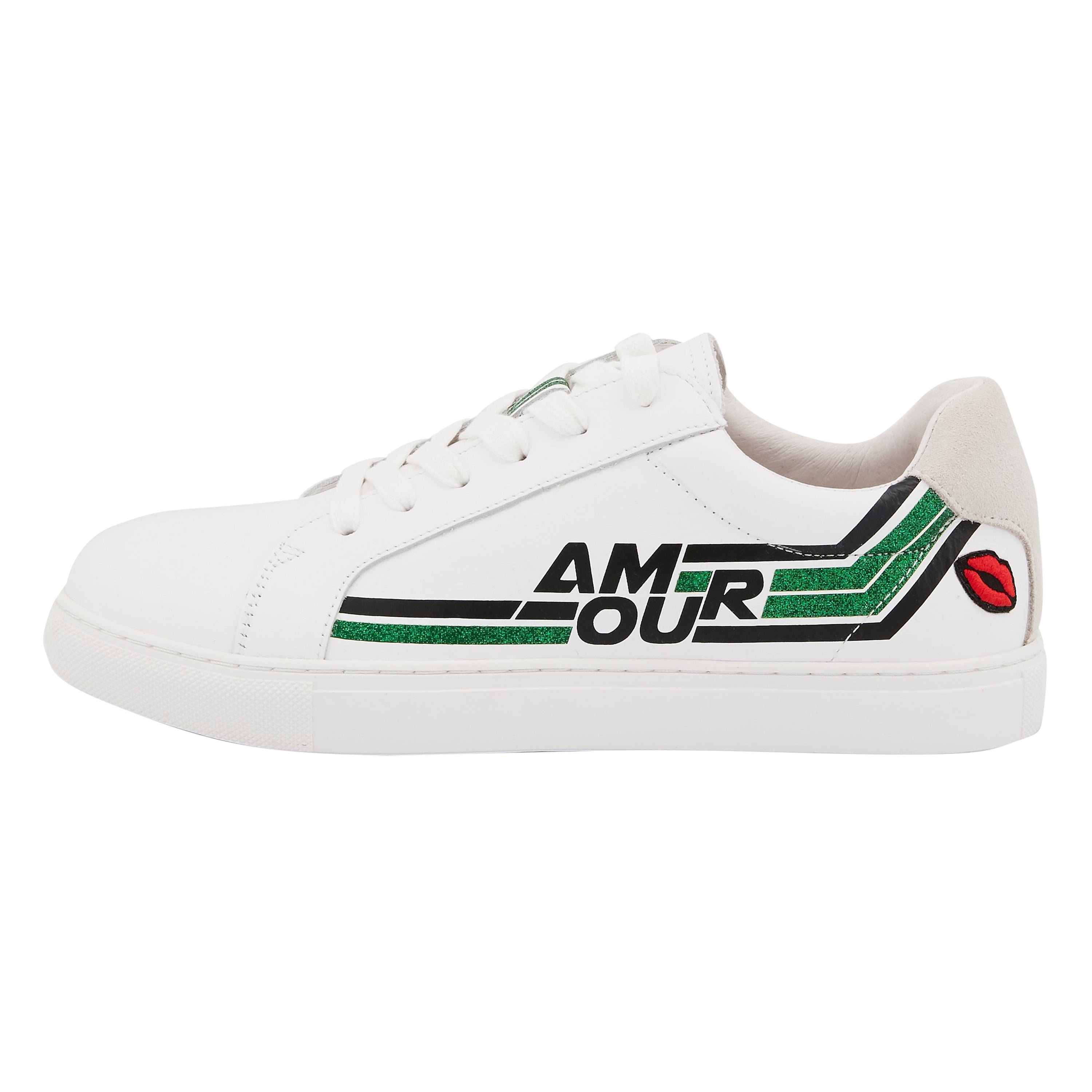 Leather sneakers BONS BAISERS PARIS White