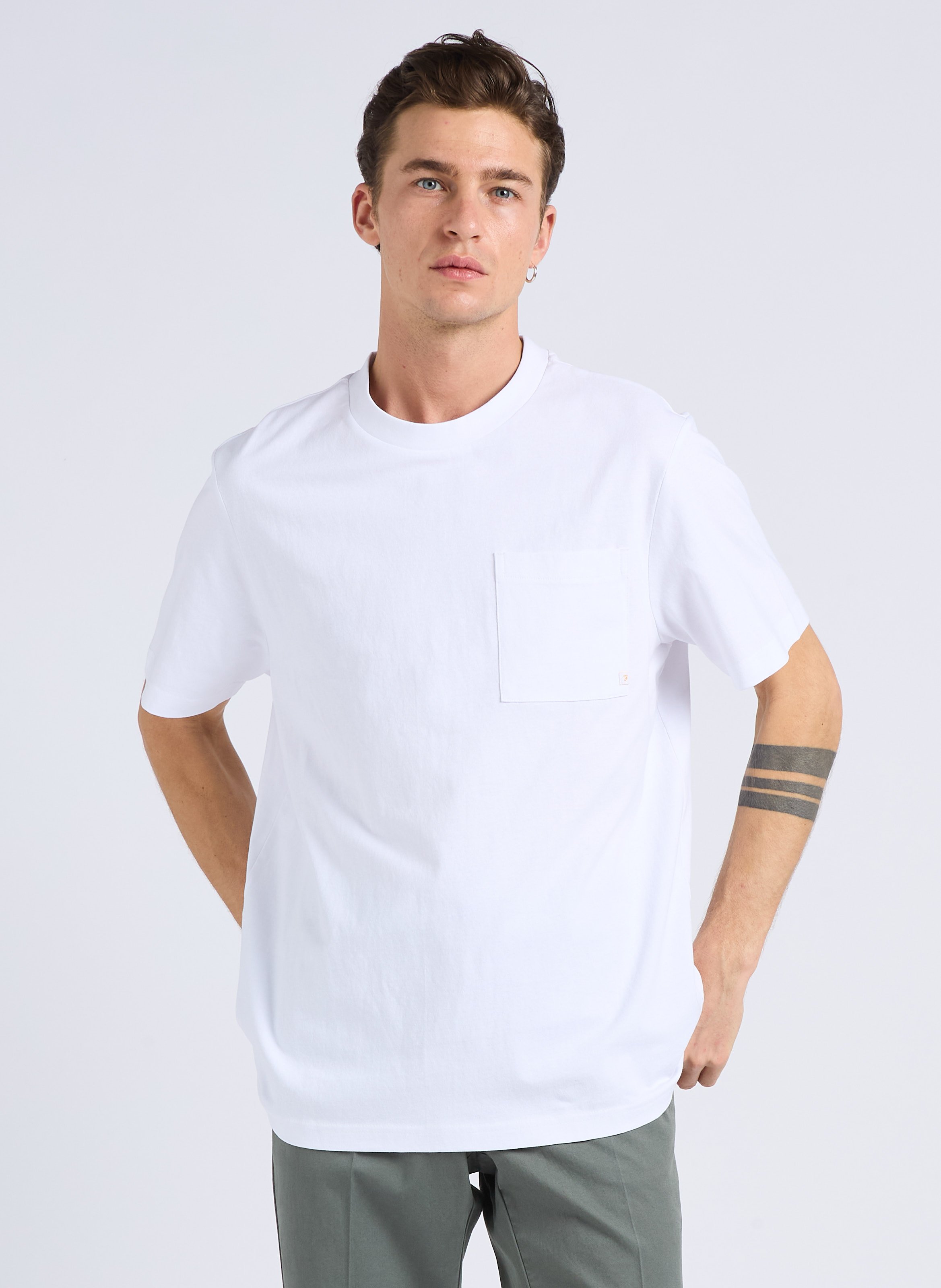 Organic cotton round-neck T-shirt FARAH