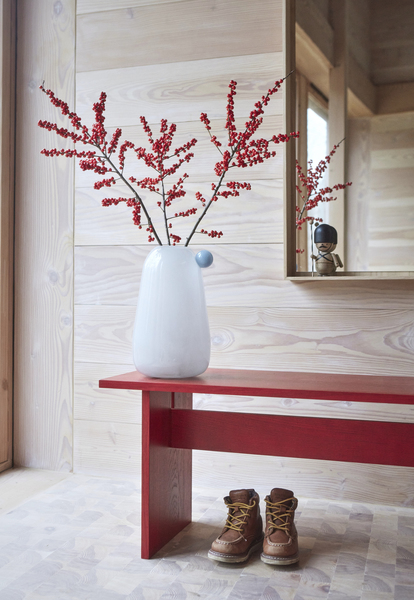 Glass vase OYOY LIVING DESIGN White