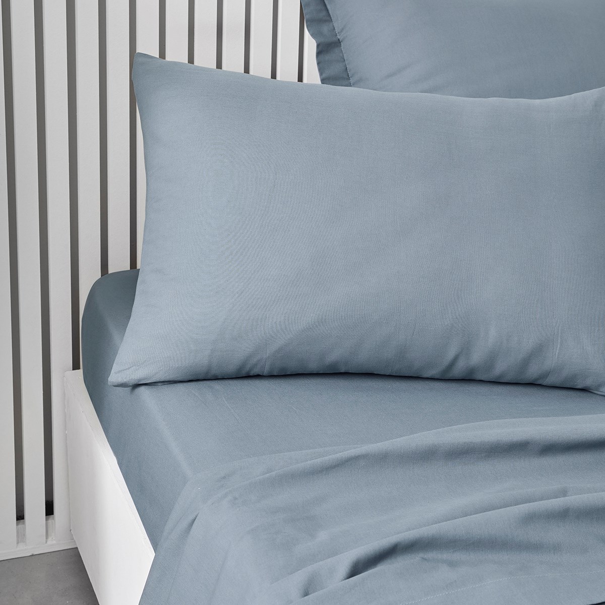 Cotton pillowcase TODAY LINGE DE MAISON Blue