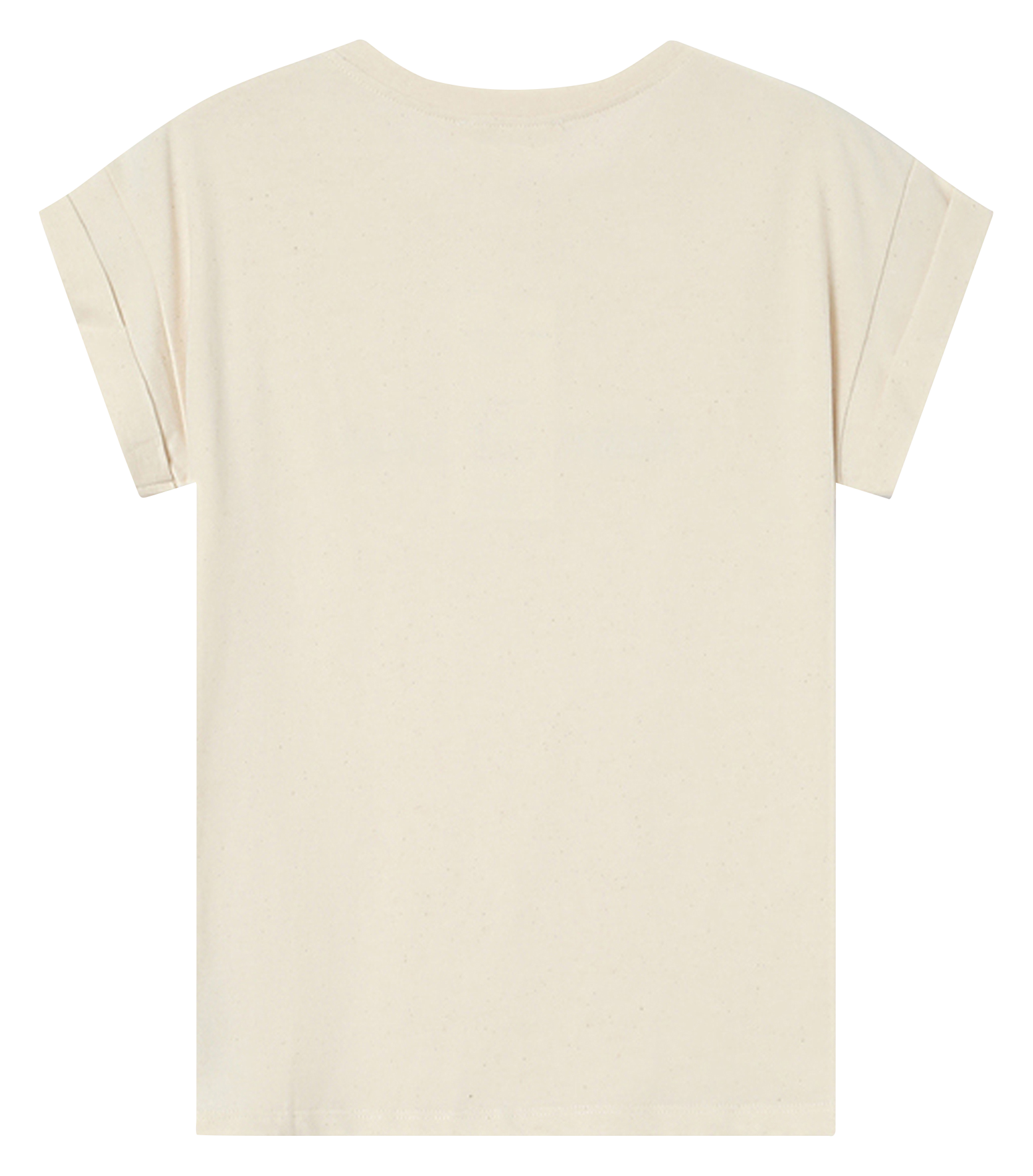 Tee-shirt col rond en coton GRACE ET MILA Beige